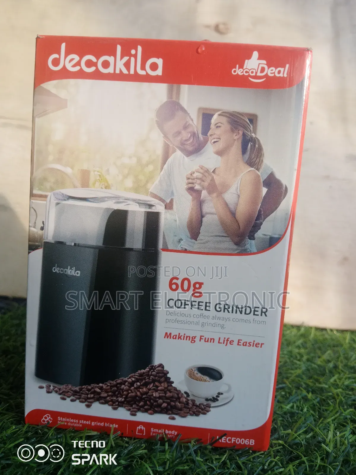 Happy Family With Decakila 60g Coffee Grinder Decakila