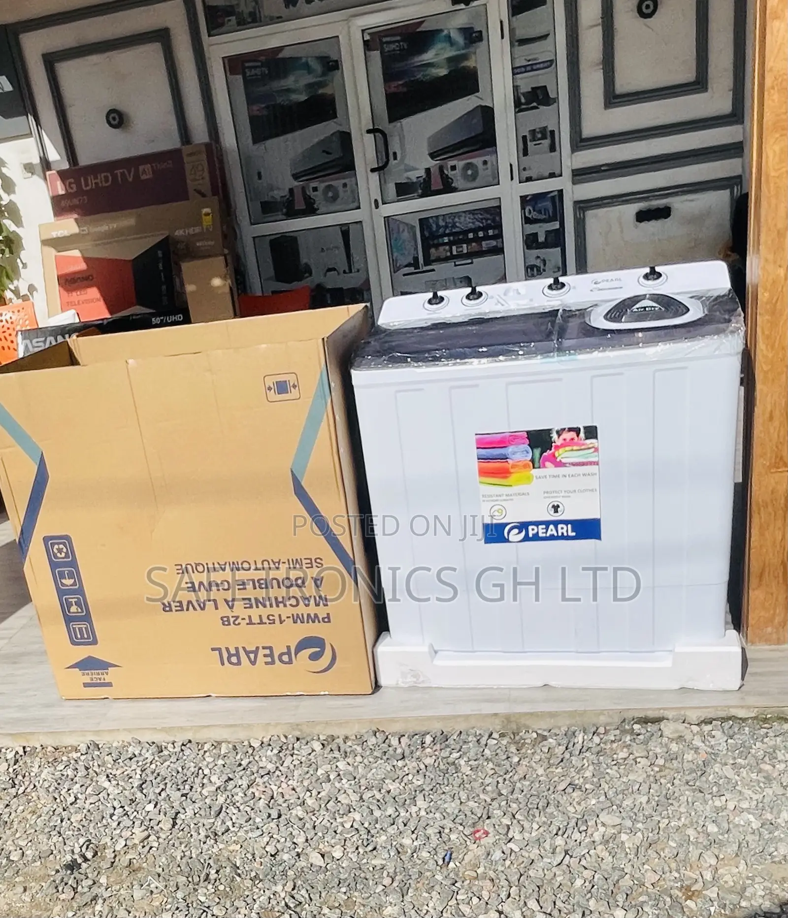 Super Fast Twintub Semiauto 15kg Topload Pearl Washer