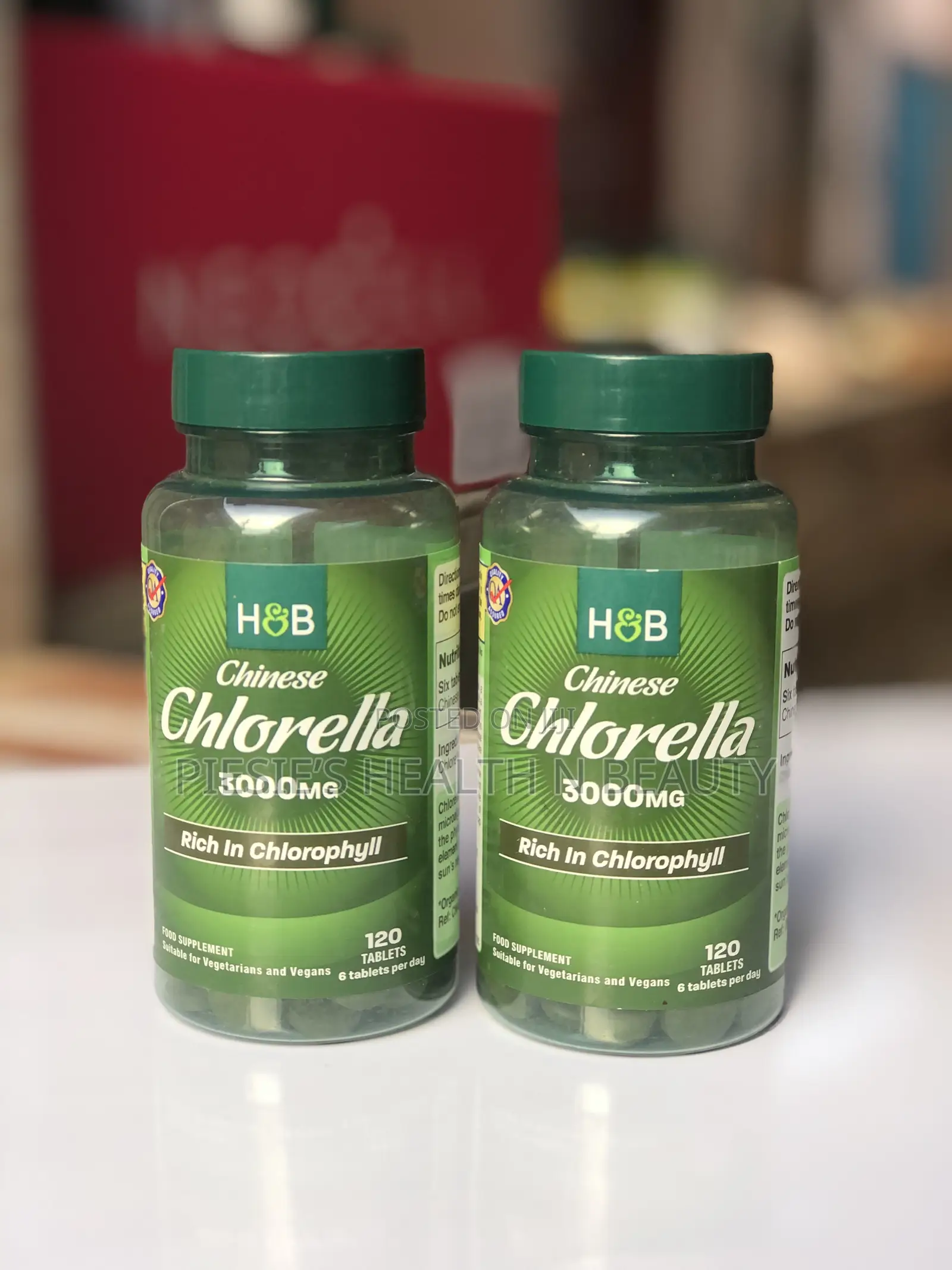 Holland Barrett Chlorella Rich in Chlorophyll 3000mg 120s