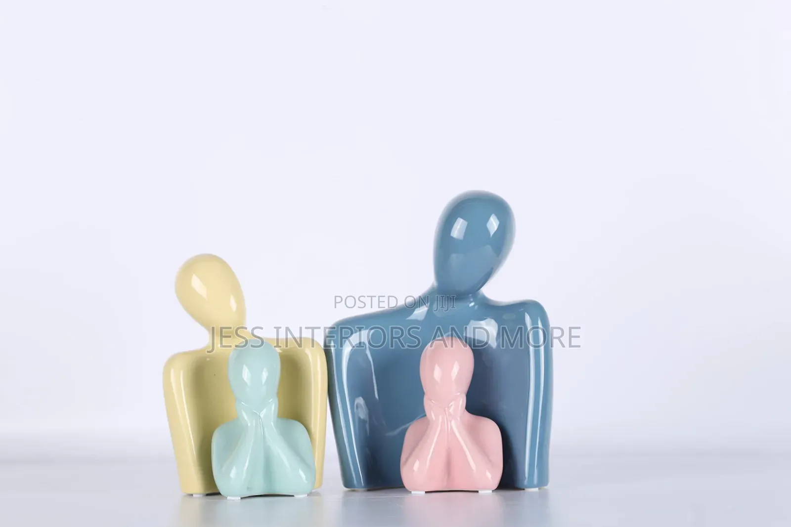 Ceramic Family of Four Sculpture