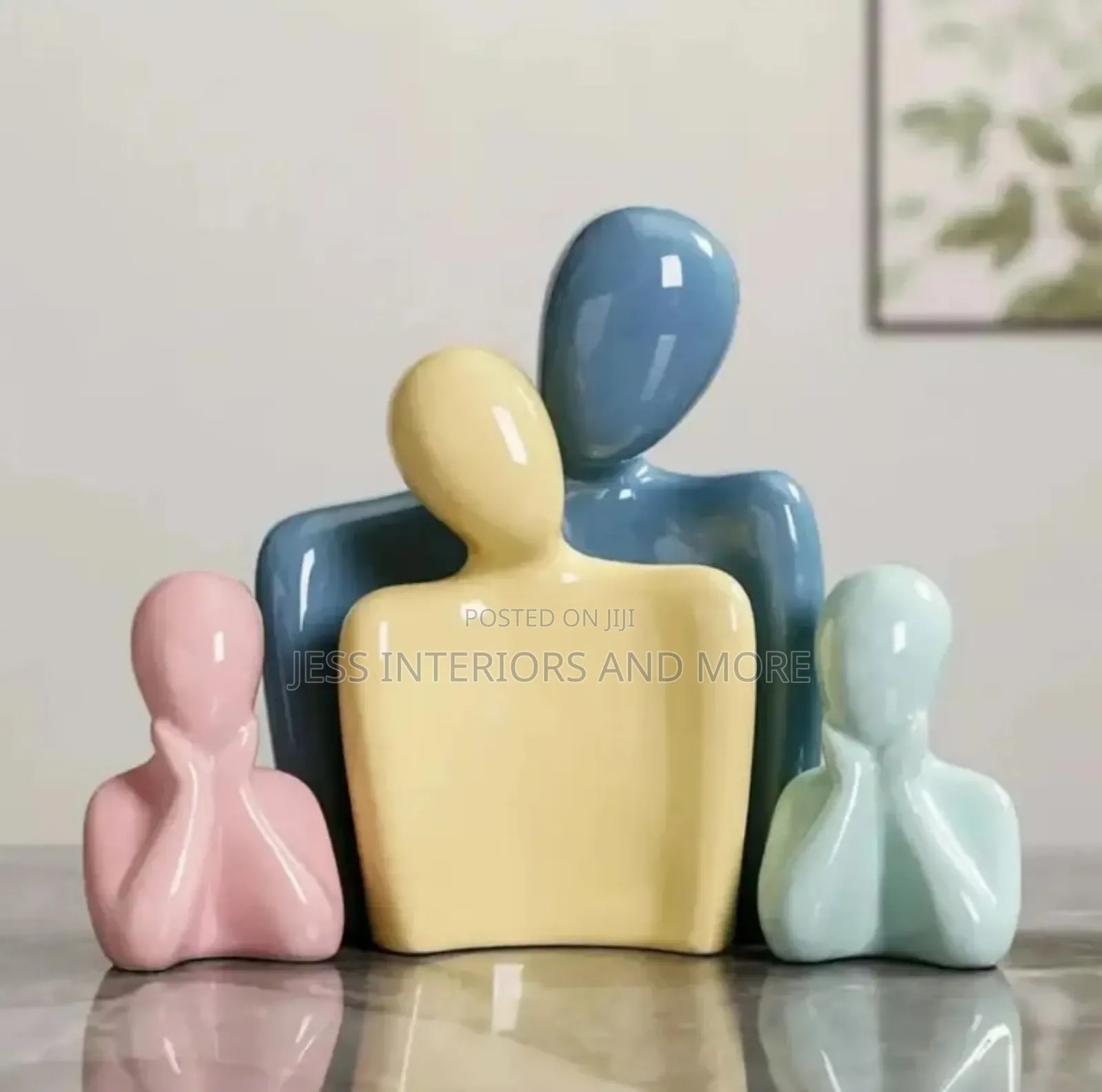 Ceramic Family of Four Sculpture