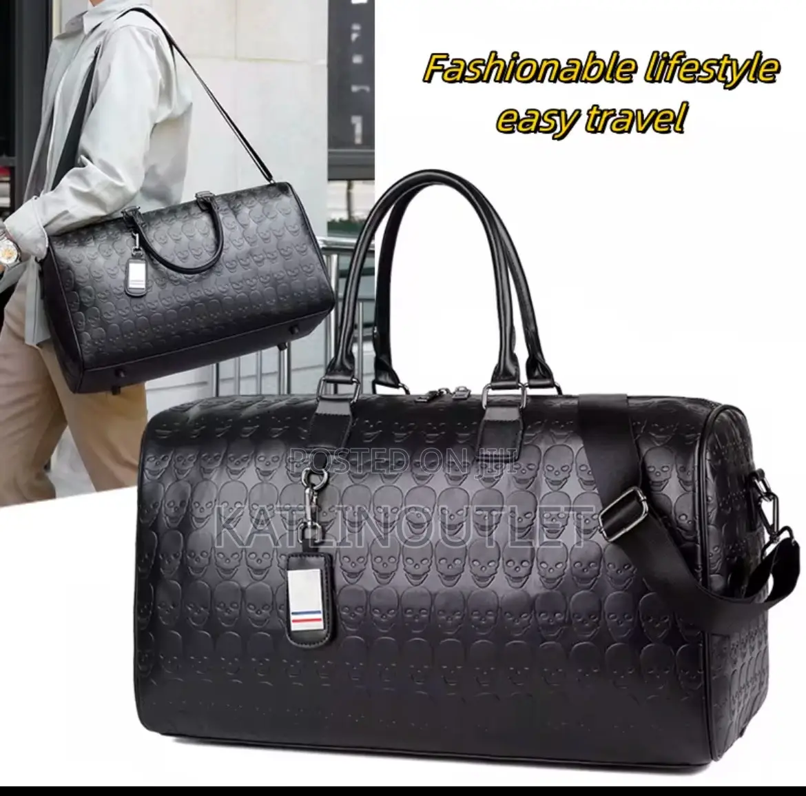 Foldable Waterproof Pu Leather Bag