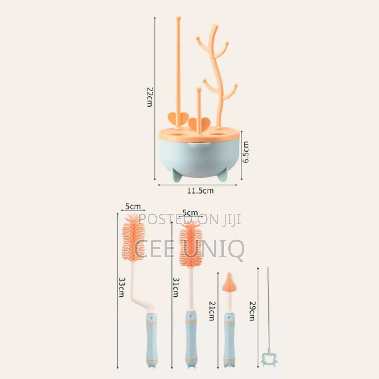 Silicone Bottle Brush Set
