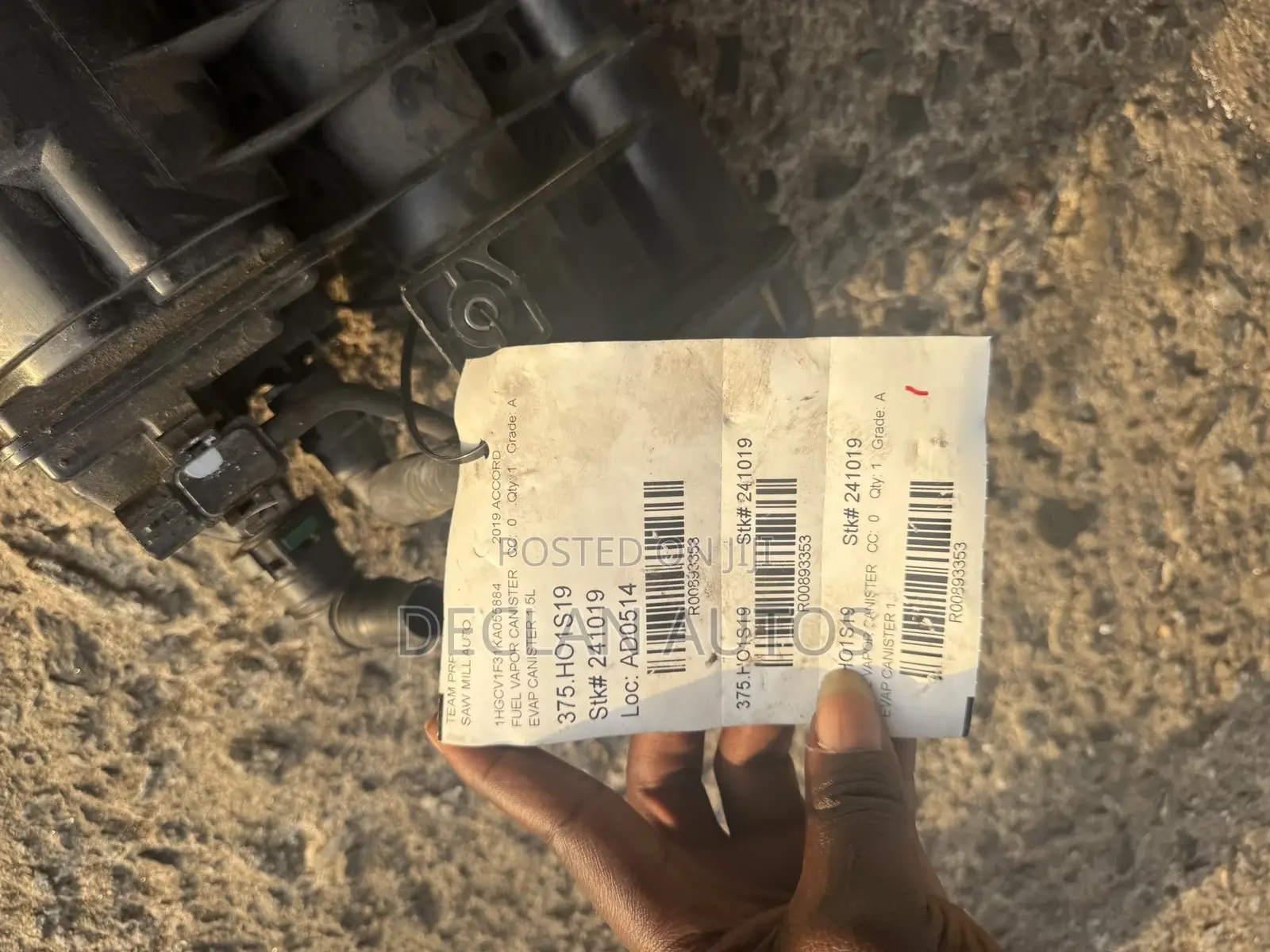 Honda Accord 2021 Canister
