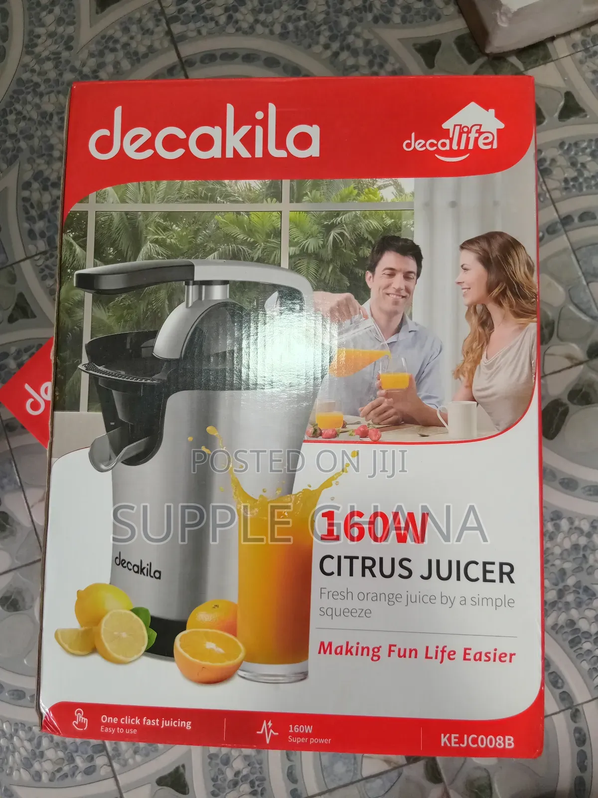 High-Tech Kejc008b Decakila 160w Citrus Juicer Machine
