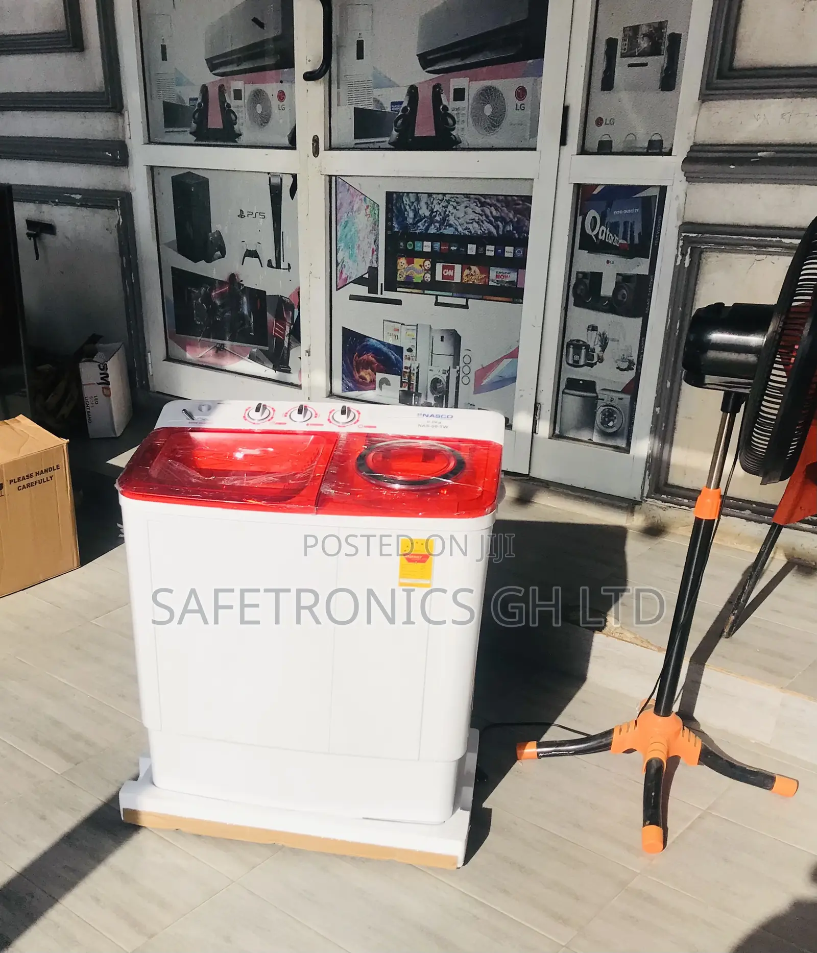 Super Fast 8kg Nasco Twintub Topload Semiauto Washer
