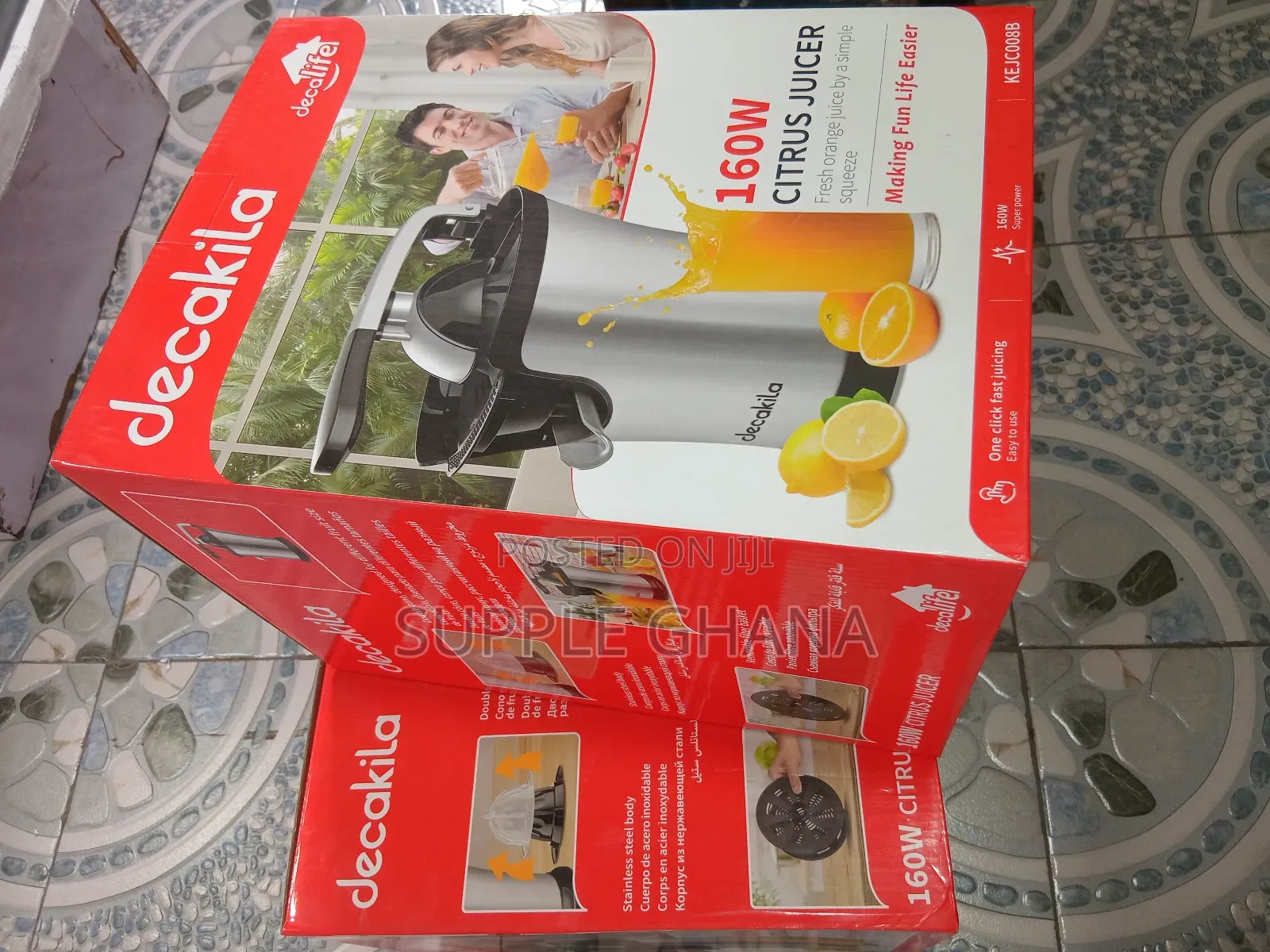 Powerful 160w Decakila Citrus Squeeze Juicer Machine