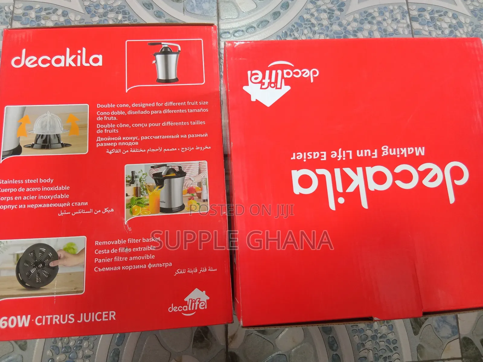 Strong Body Decakila Kejc008b Citrus 160w Juicer Set