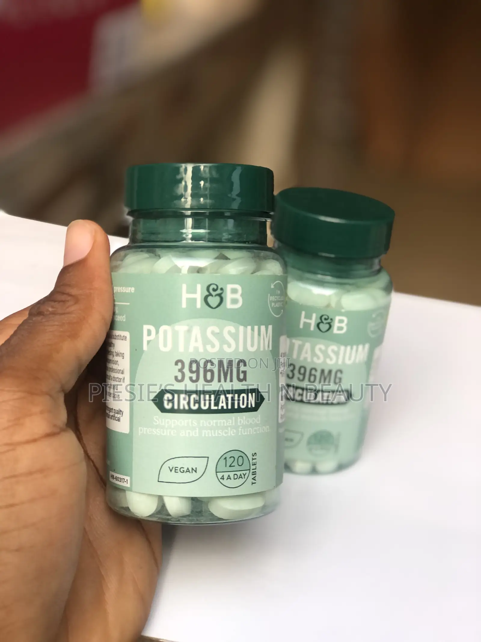 Holland Barrett Potassium 396mg 120 Tablets