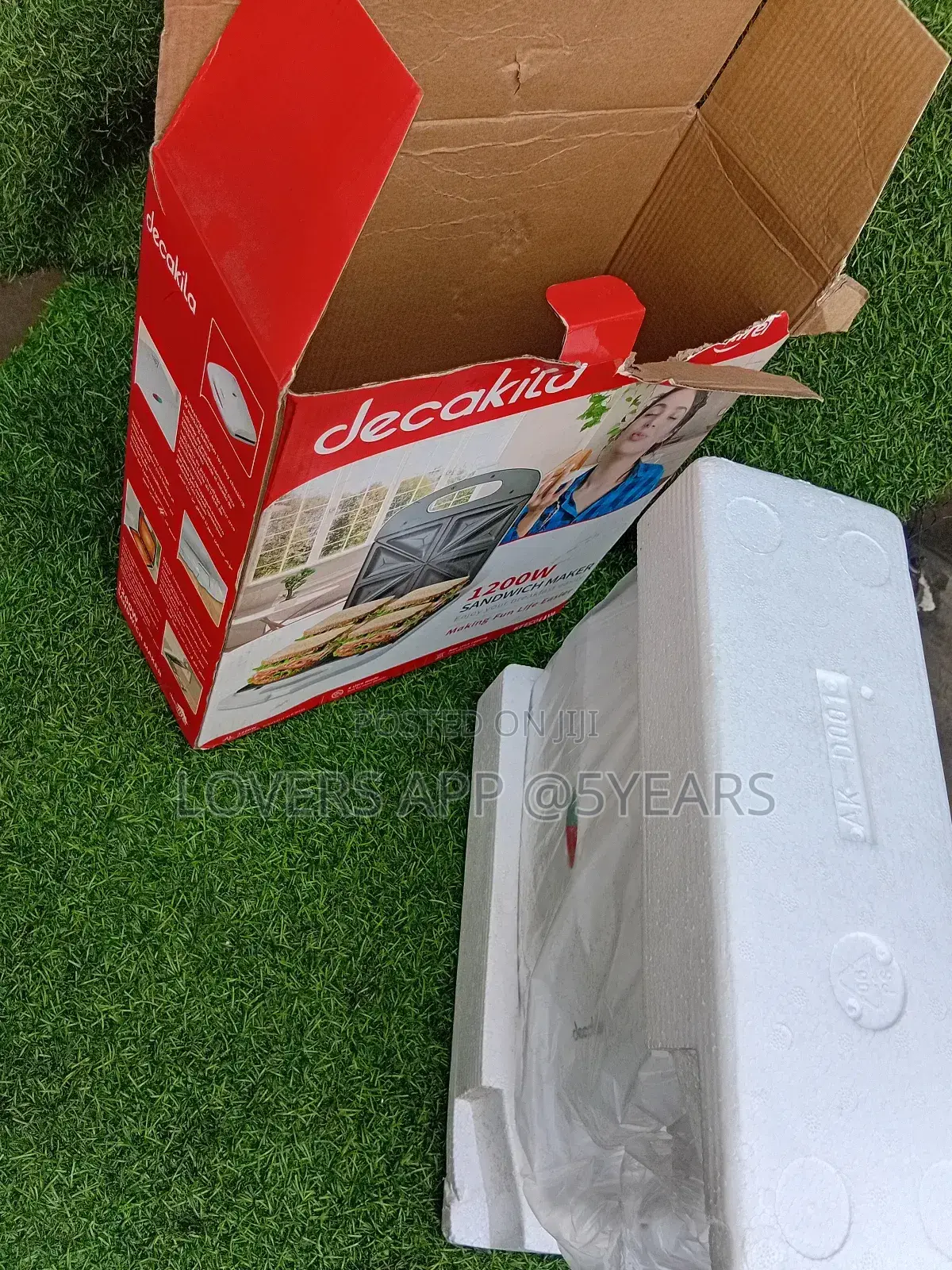 Customizable Decalife 1200w Decakila Sandwich Maker