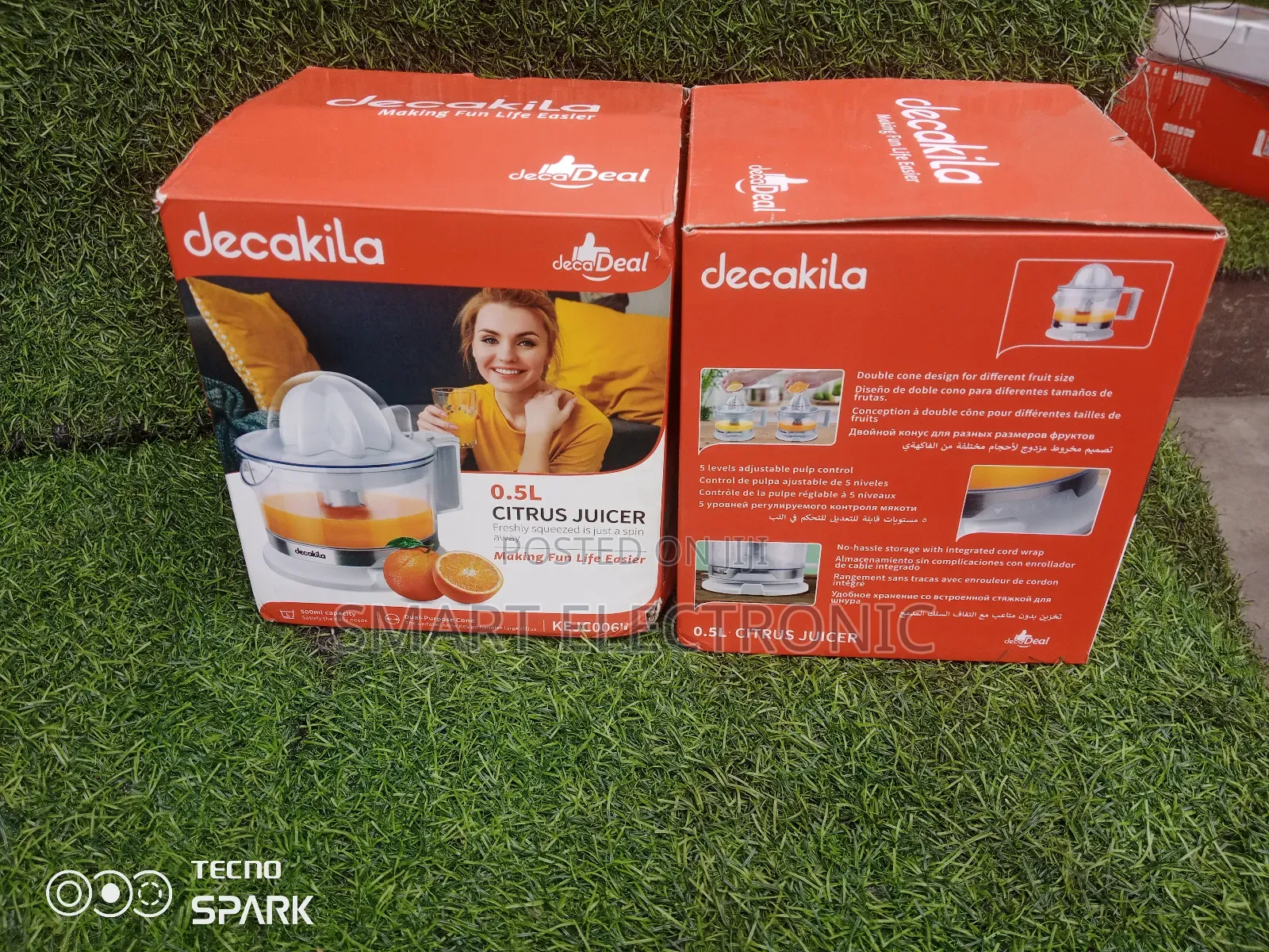 Satisfy The Daily Needs With Decakila 0.5l Citrus Juicer
