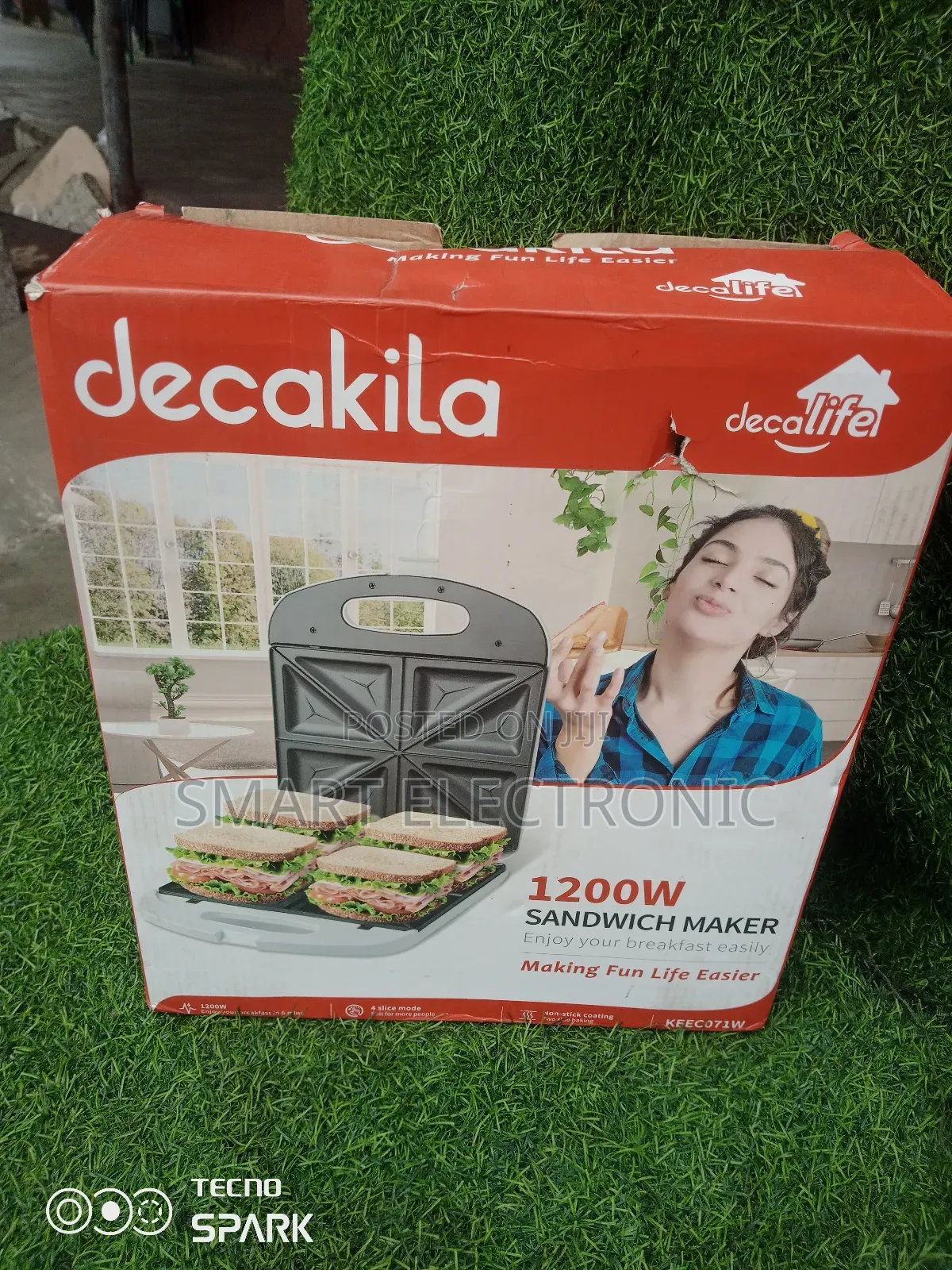 Enjoy Your Breakfast Easily With Decakila Sandwich Maker