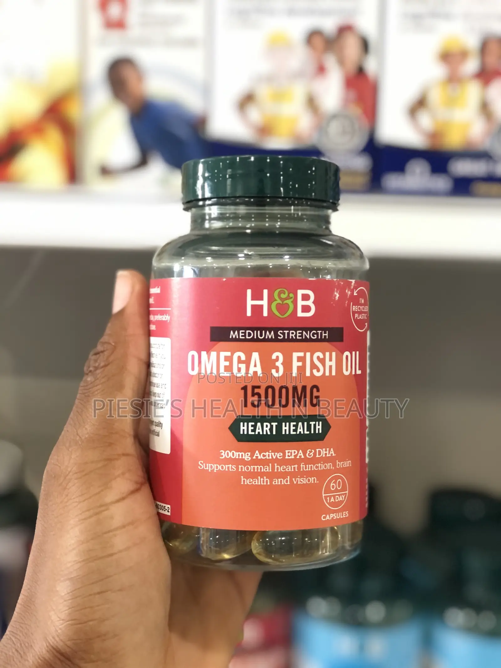 Holland Barrett Omega 3 Fish Oil 1500mg 60 Capsules