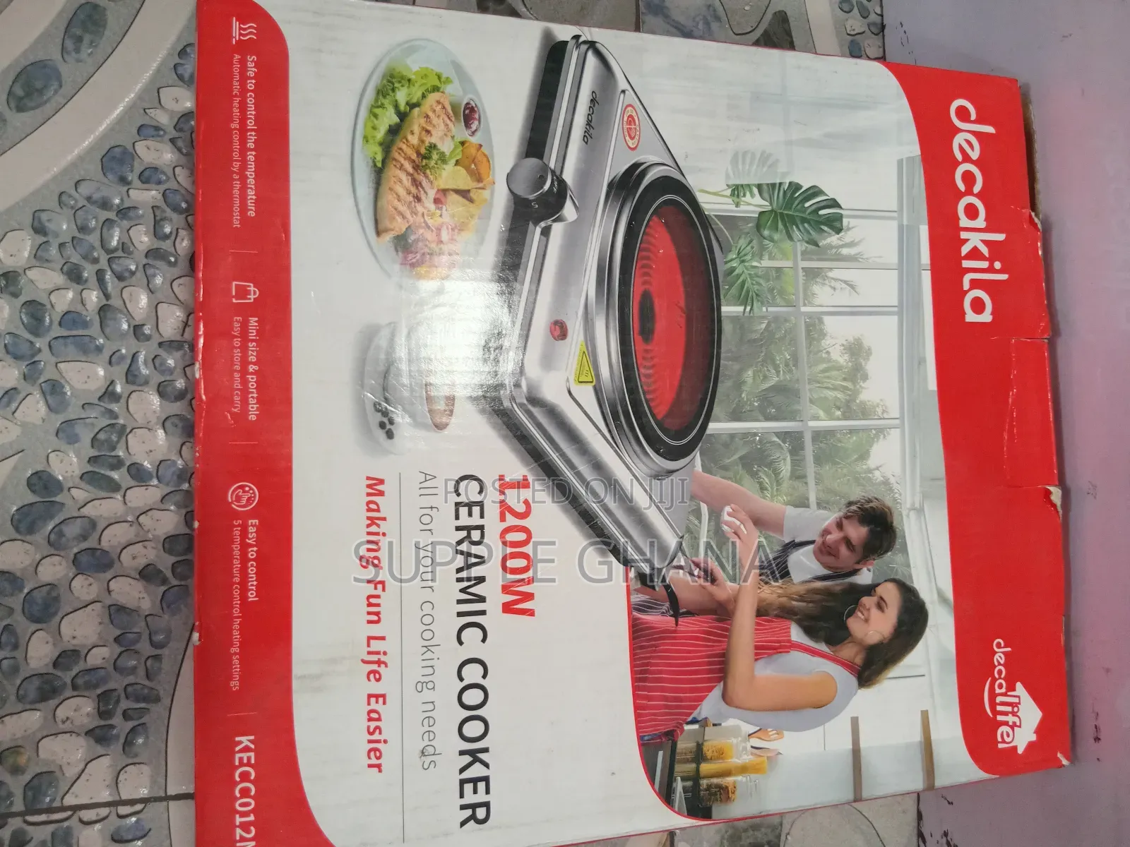 Delightful Decakila 1200w Ceramic Cooker Machine