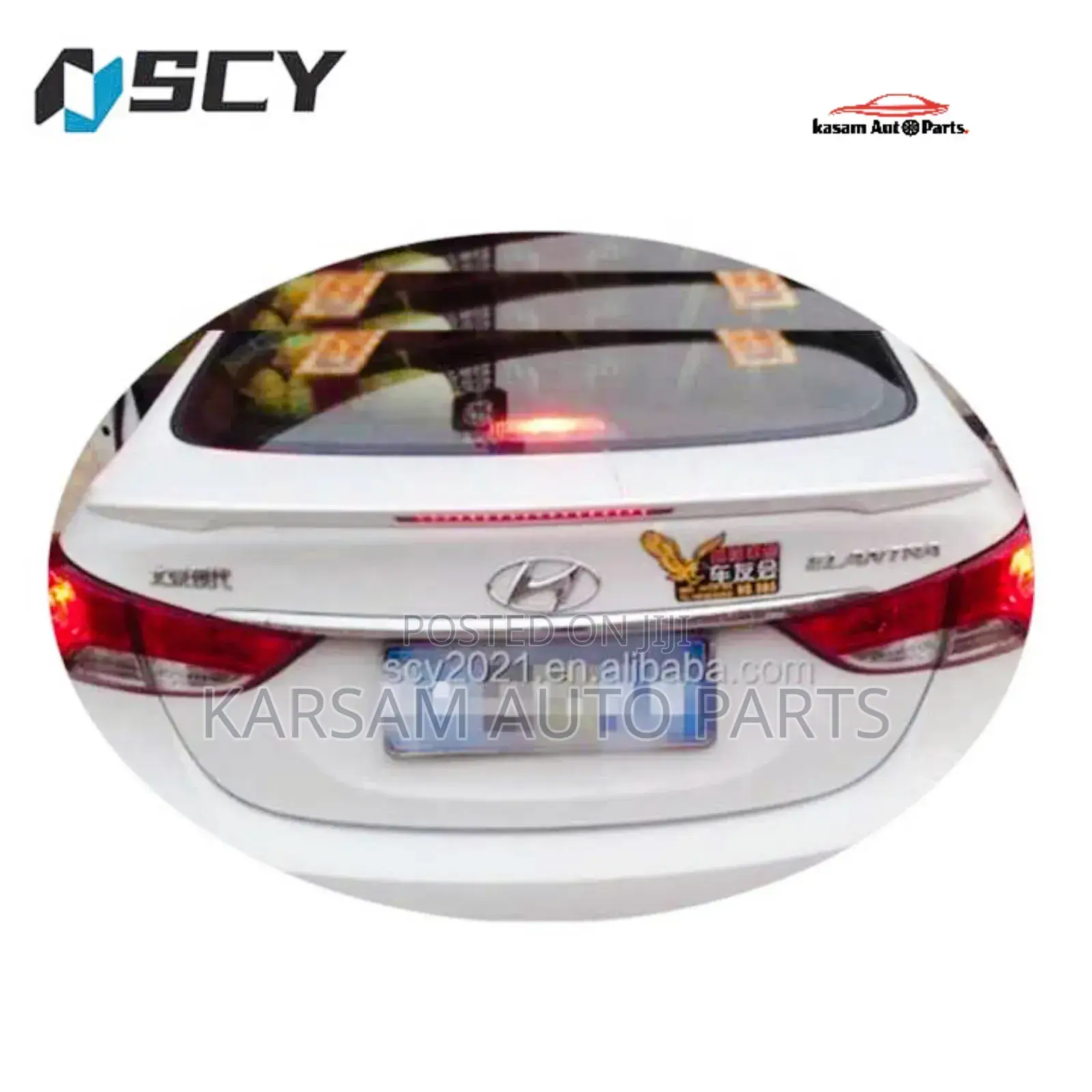 Elantra 12 to 16 Bootspoiler