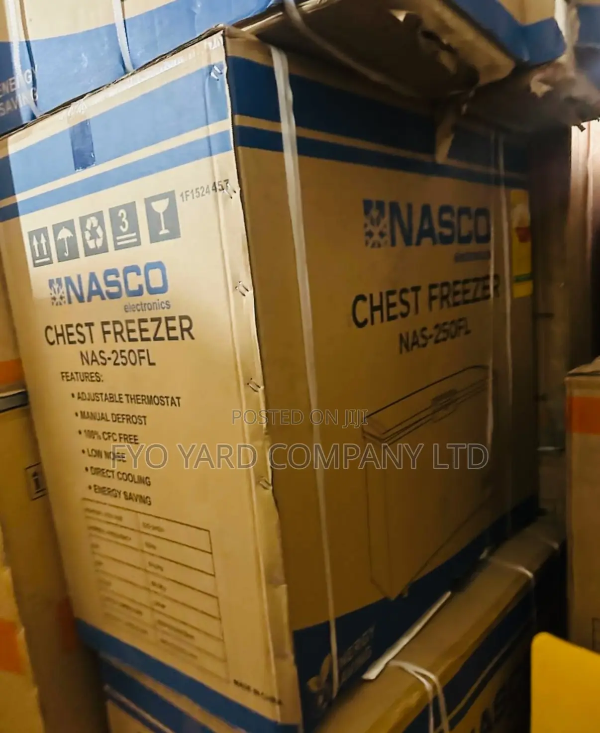 Designed to Operate Faster Nasco 200liter New in Box Freezer
