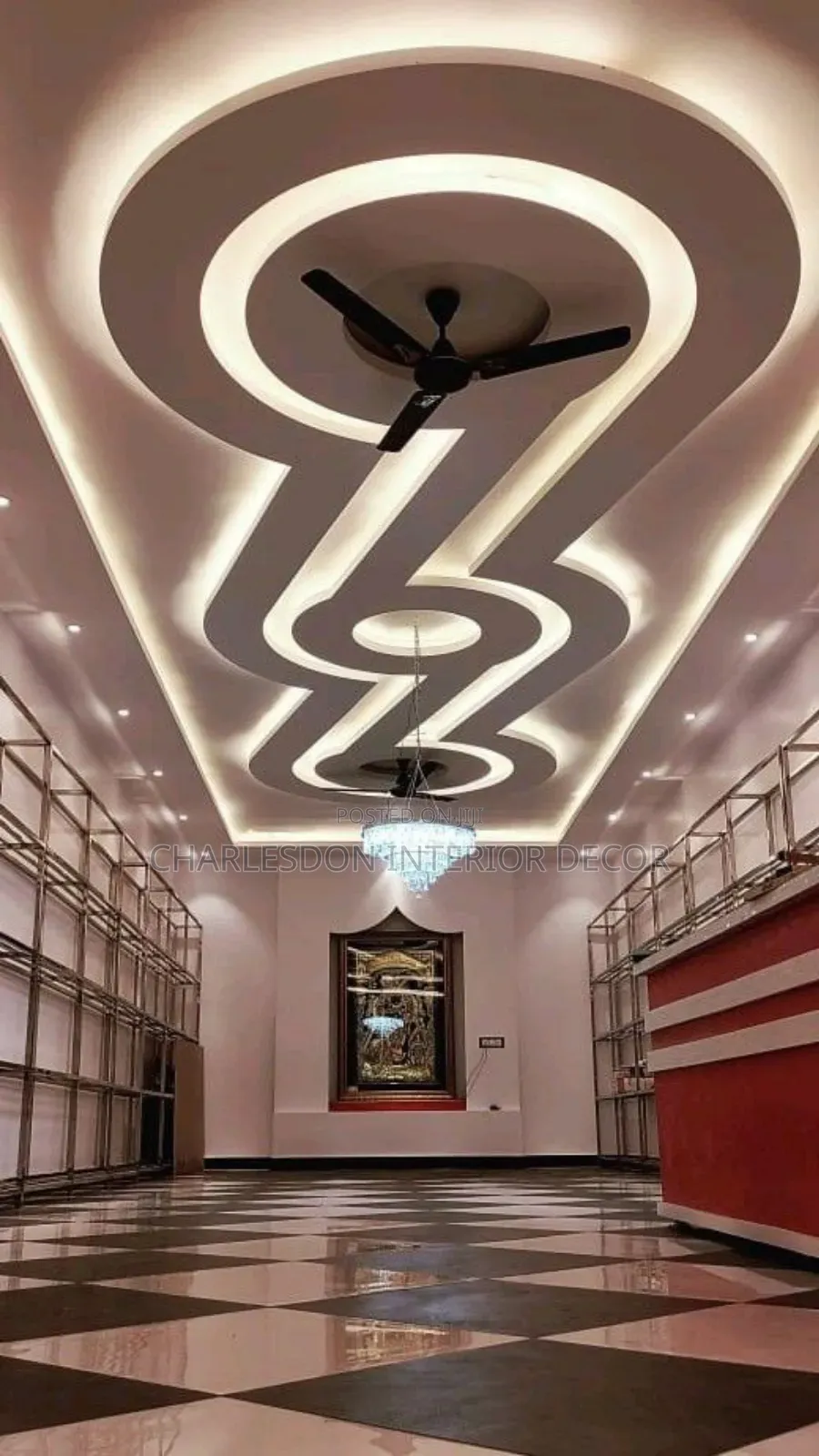 P. O. P Ceiling Decorations and Installation