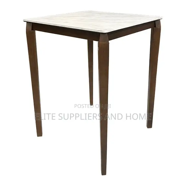 Bar Table Diamond 800x800mm Marble Top