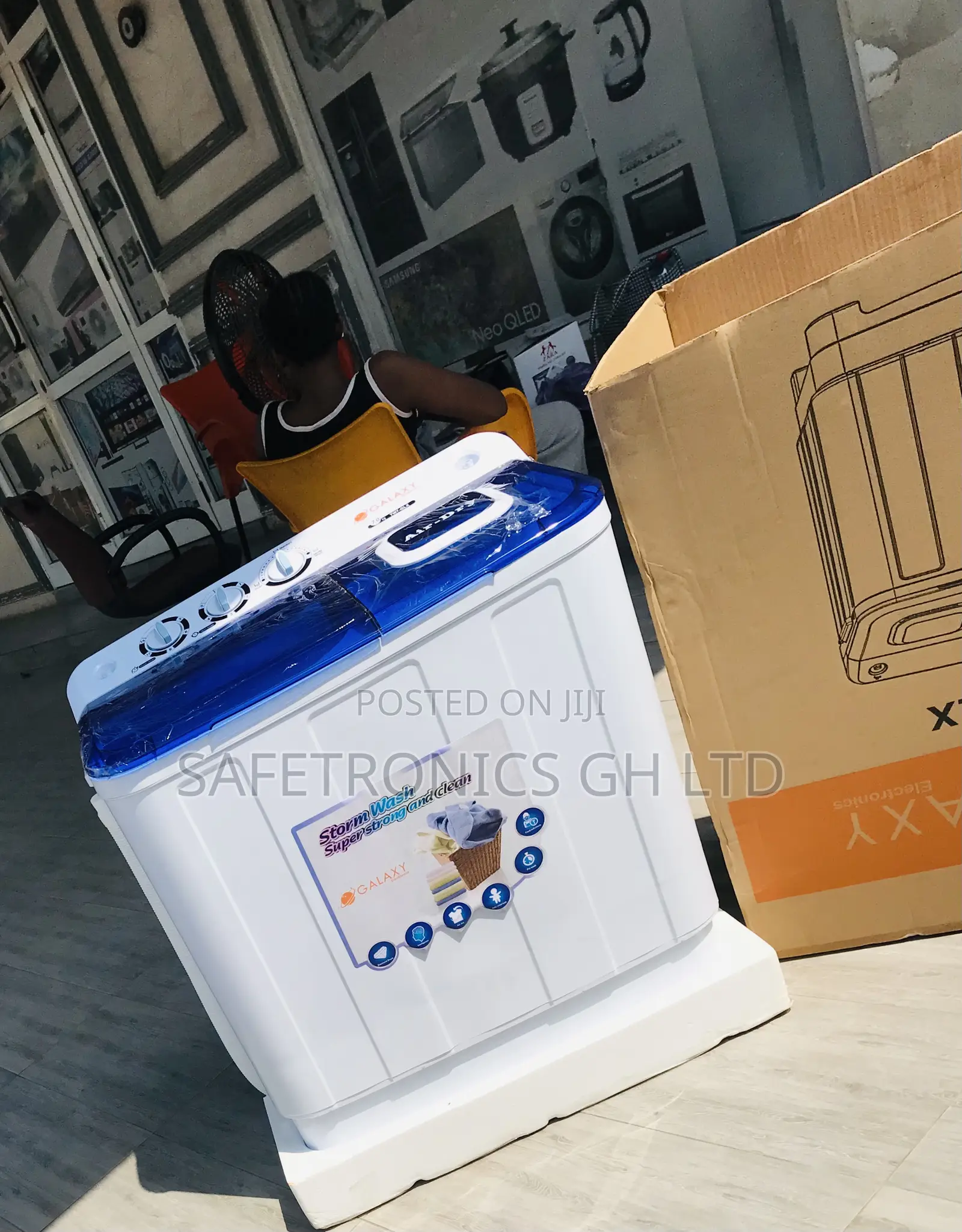Perfect Galaxy Topload 7kg Semiauto Twintub Washer