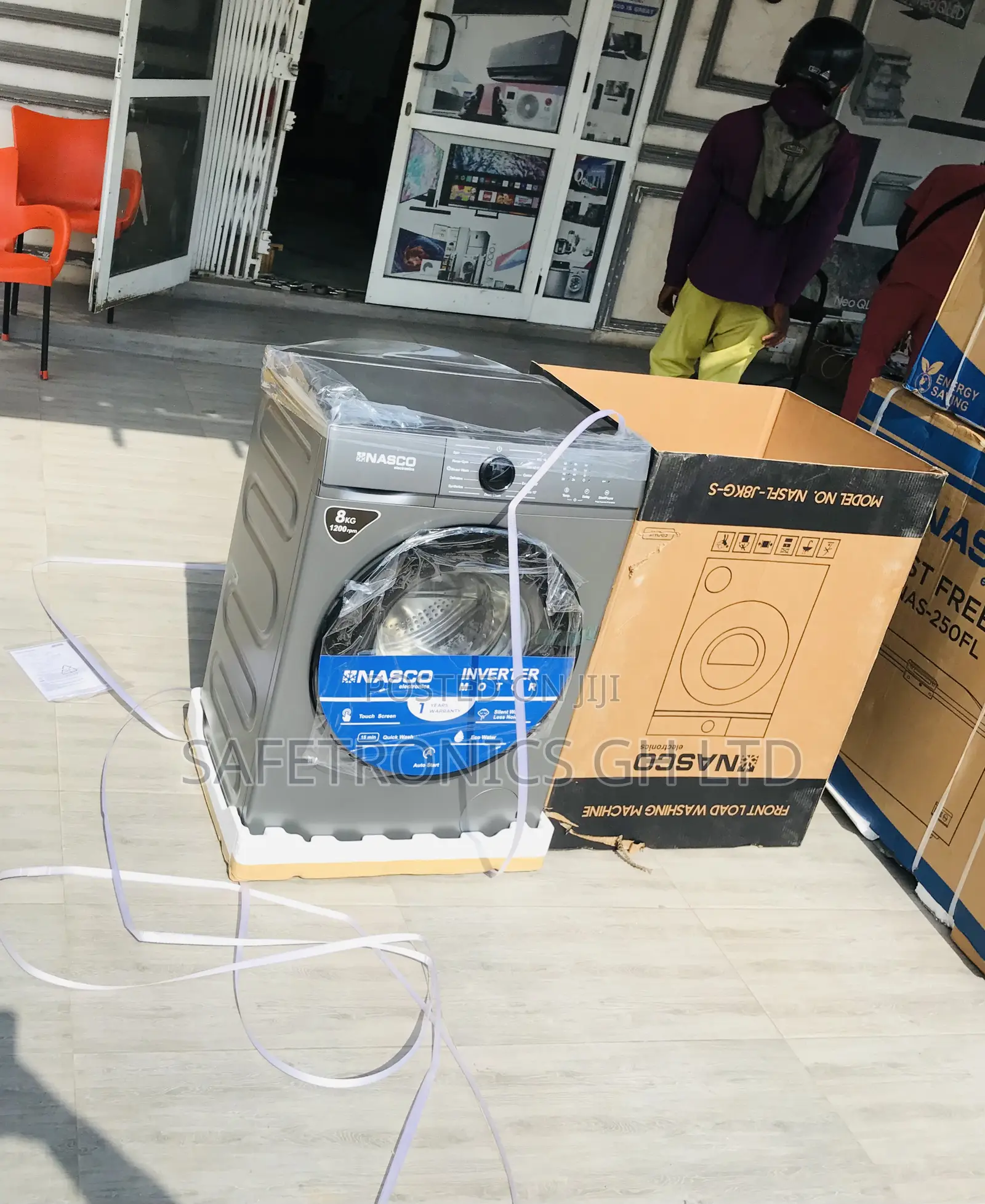 Super Clean Nasco 8kg Front Load Smart Fullauto Inverter