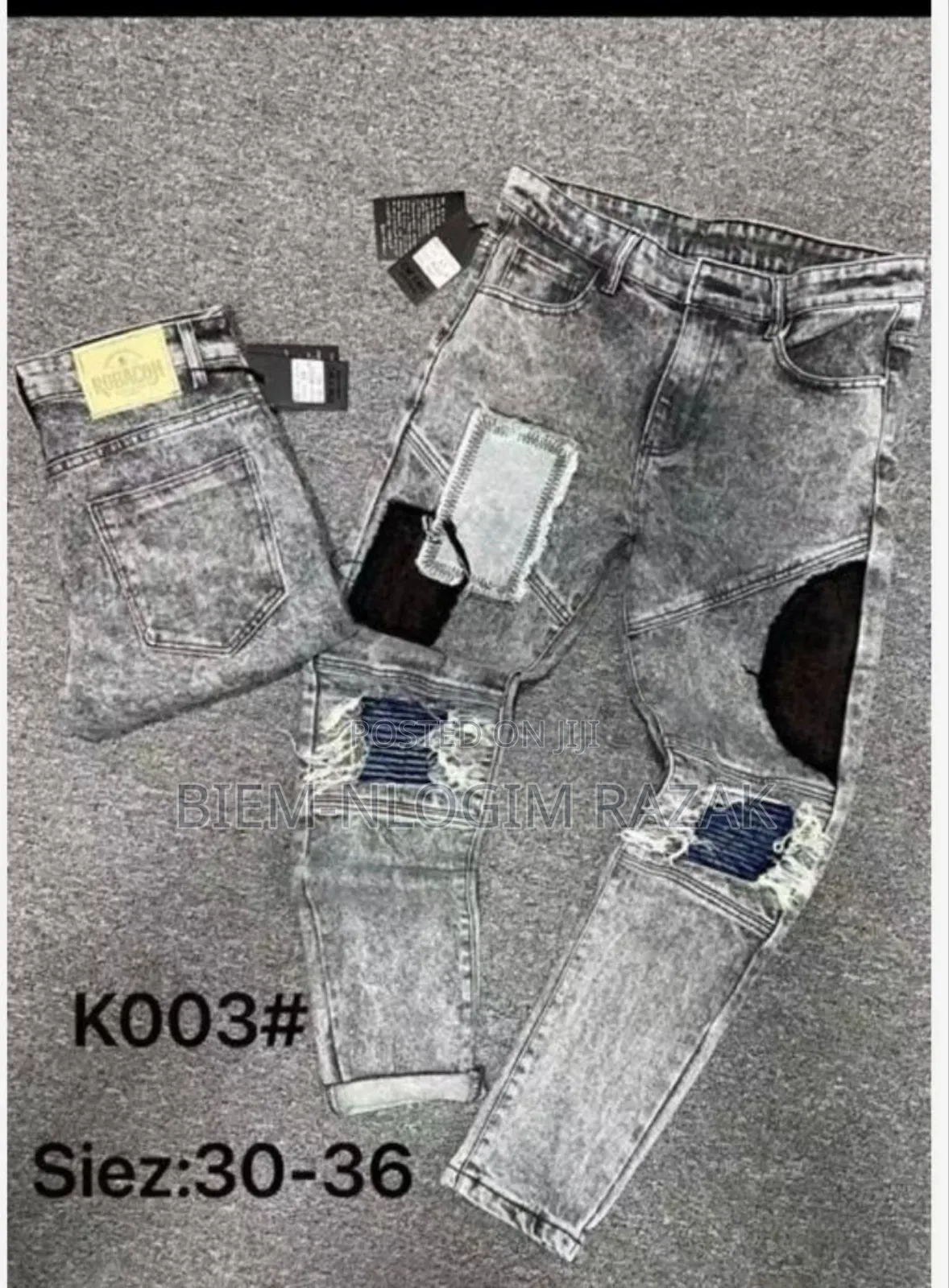 Jeans Available in Stock