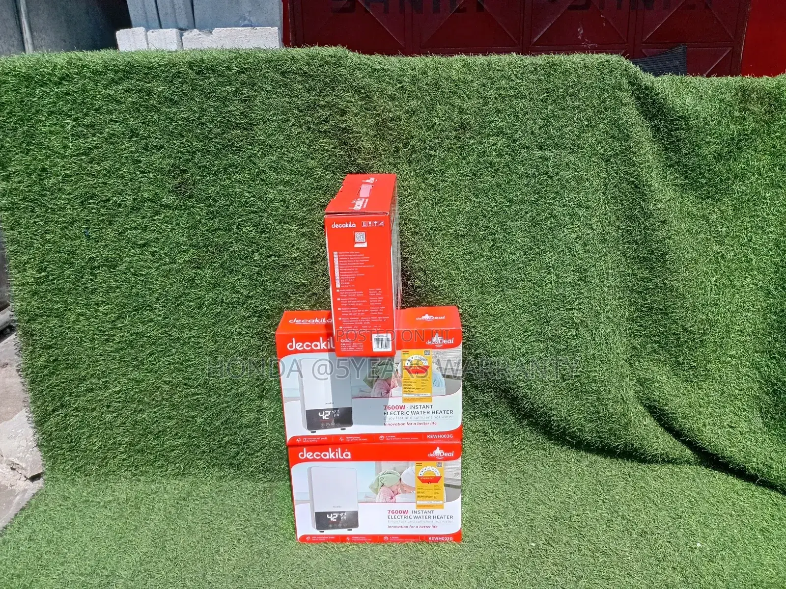 Capable Waterproof Instant Decakila Heater 7600w