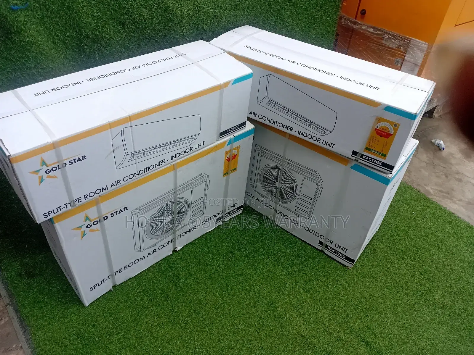 Ebullient 1.5hp Gold Star Split Air Conditioner System