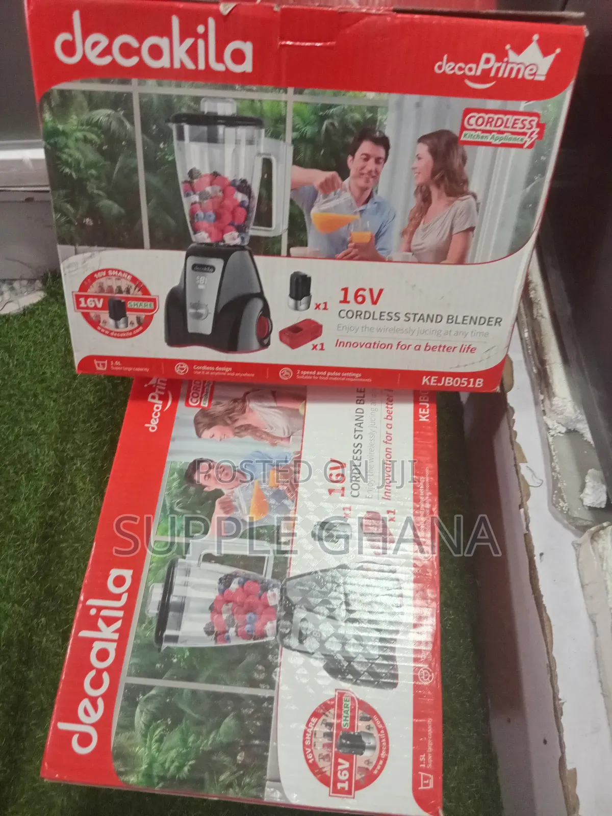Advanced 16v Decakila Cordless Stand Blender Set