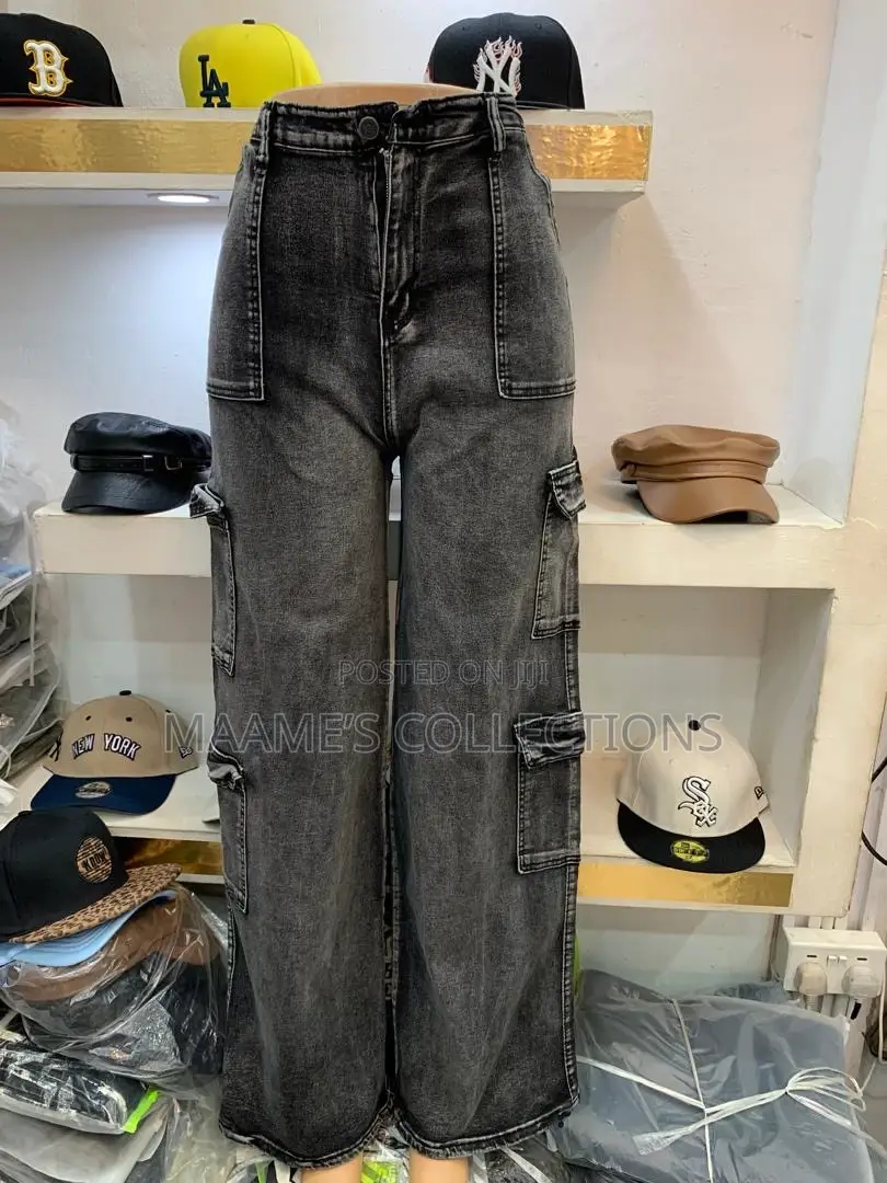 Designer Ladies Cargo Jeans