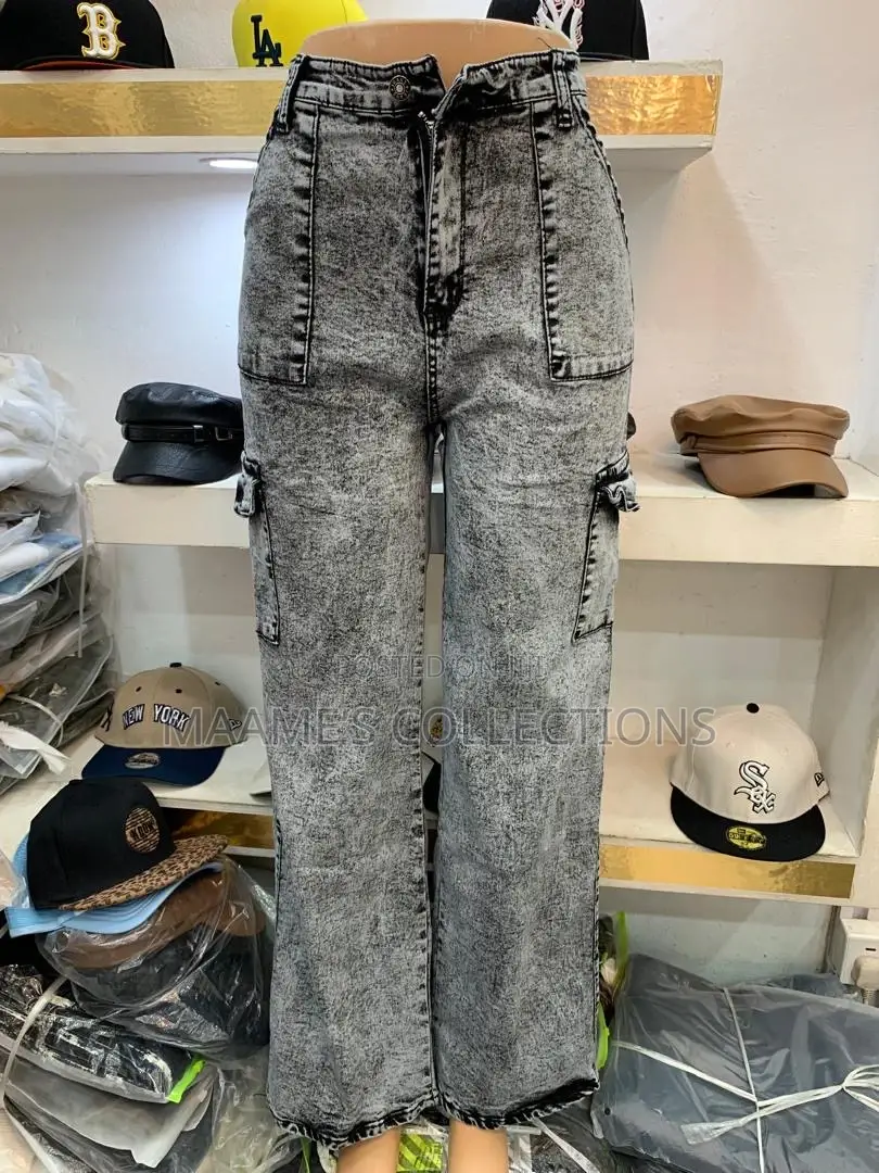 Designer Ladies Cargo Jeans
