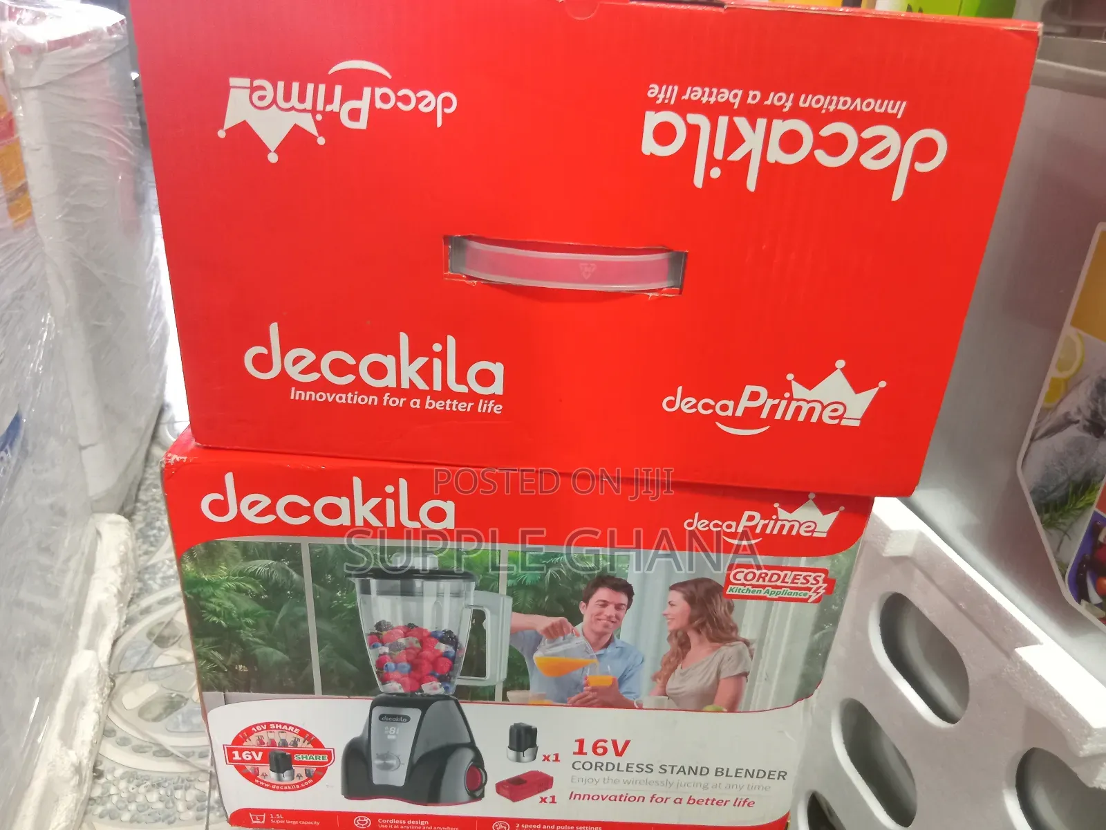 Marvellous Kejb051b Decakila 16v Cordless Stand Blender