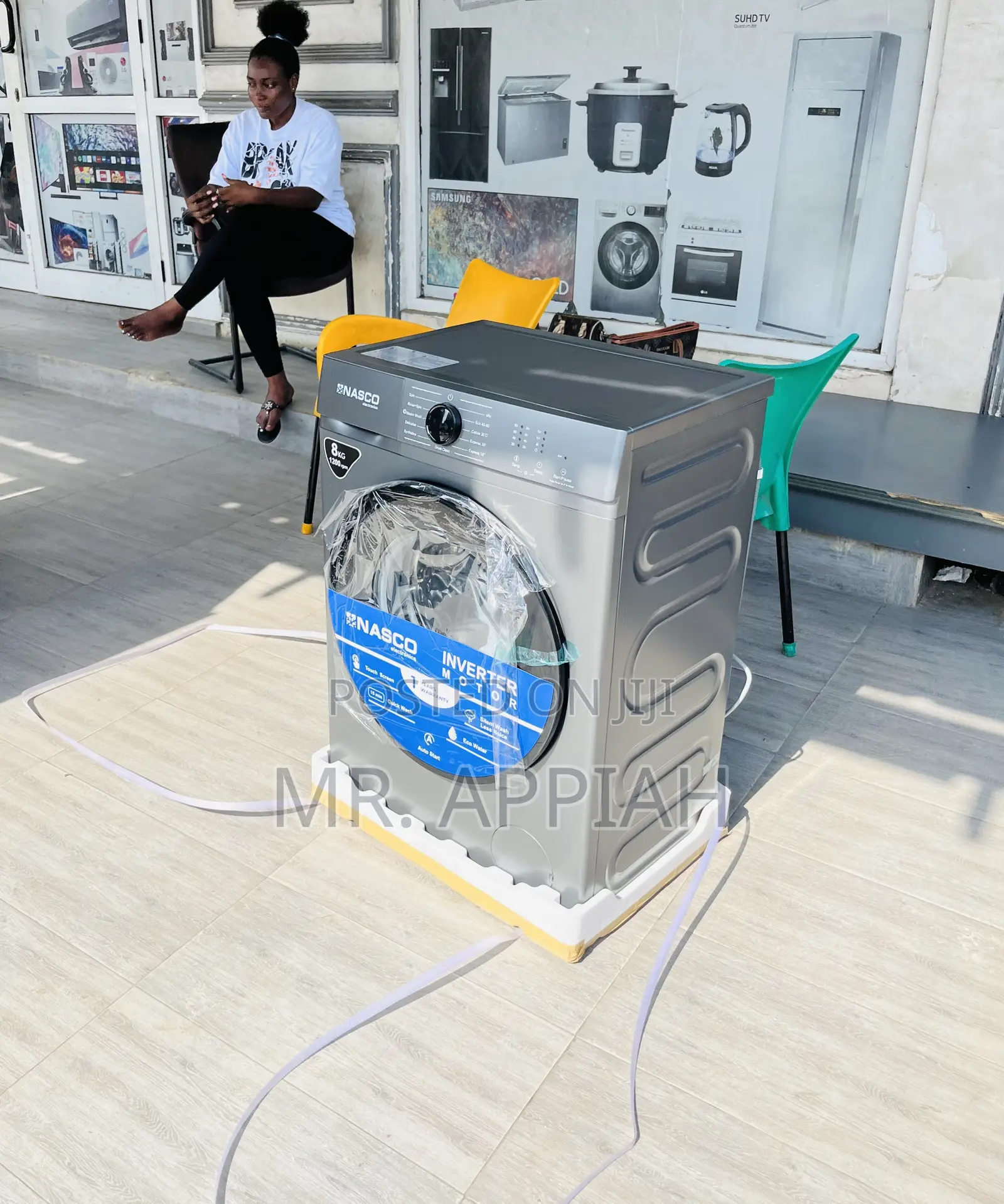Beautiful Made Nasco 8kg Fully Auto Washing Machine.