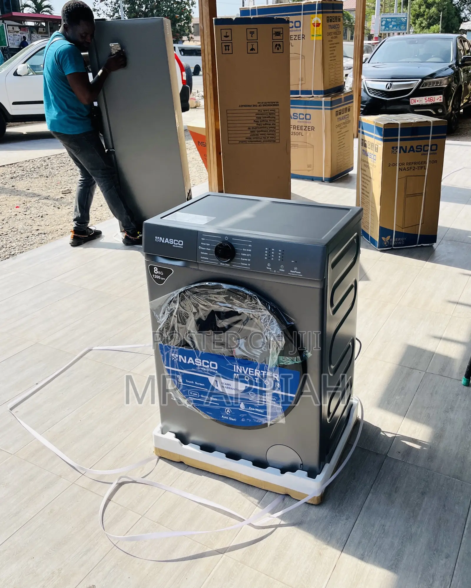 Check Out Authentic Nasco 8kg Fully Auto Washing Machine.