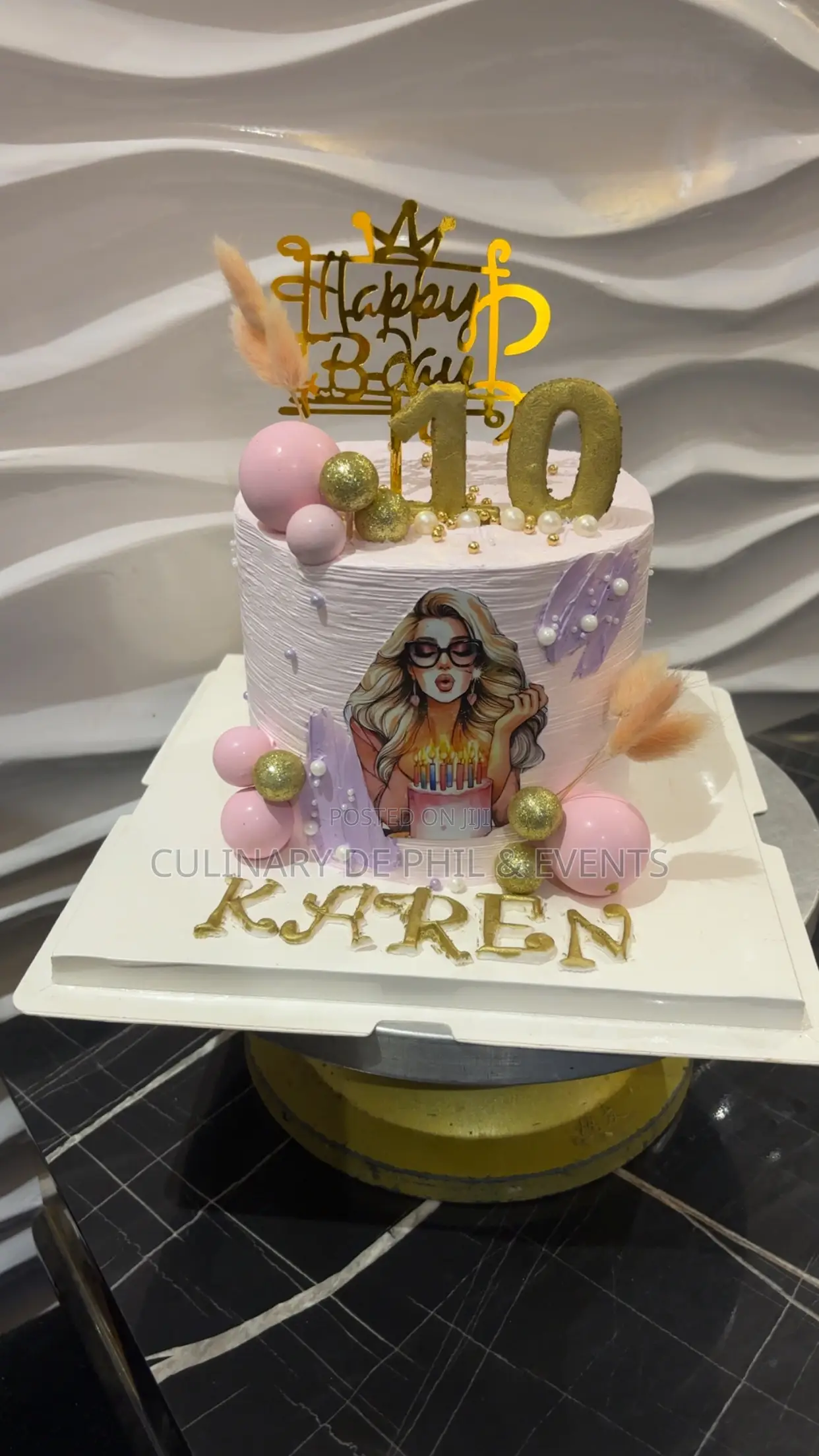Pink Purple Cake