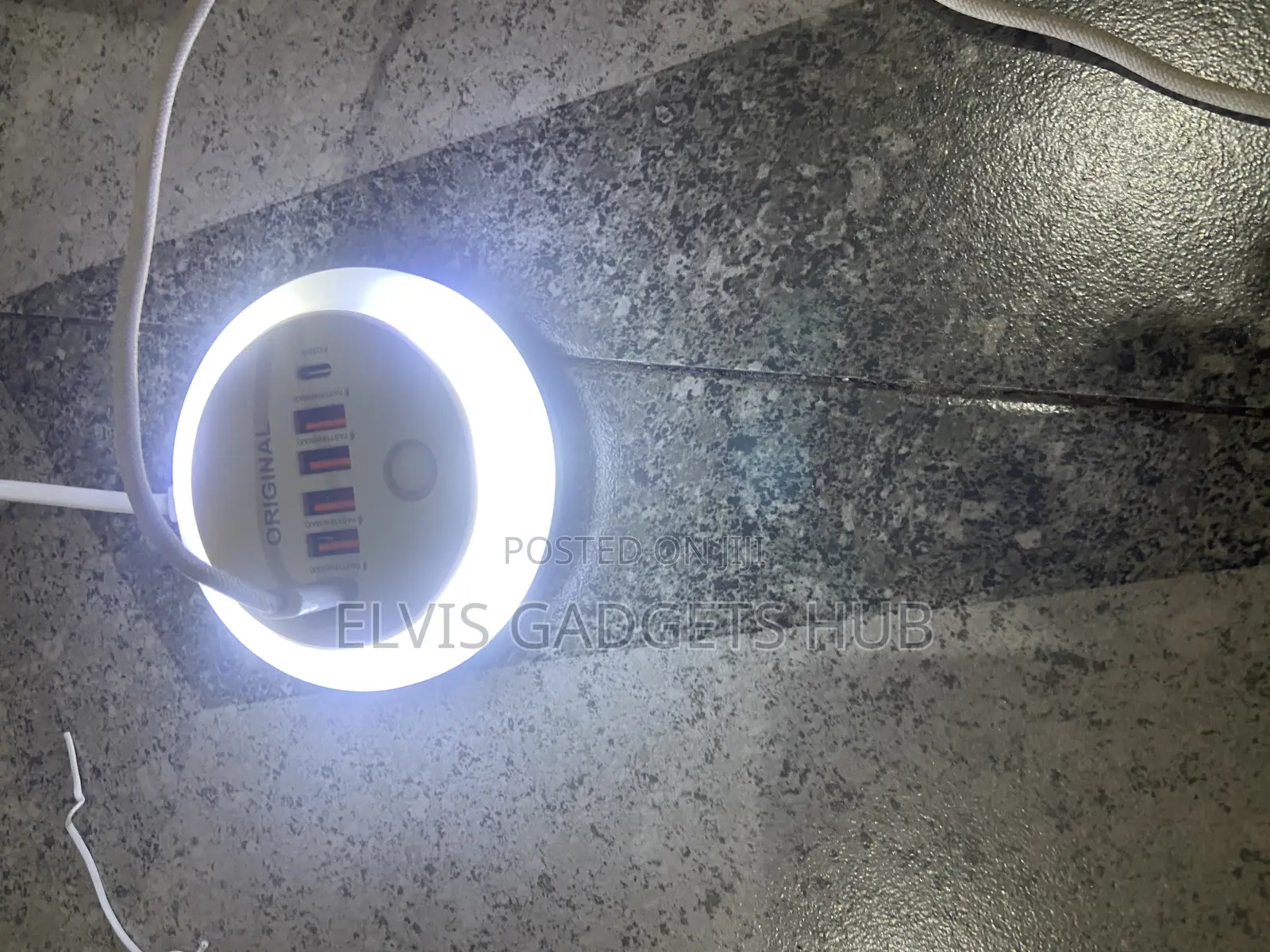 Pd50w Plug-in Charger 4usb Port +2type-C