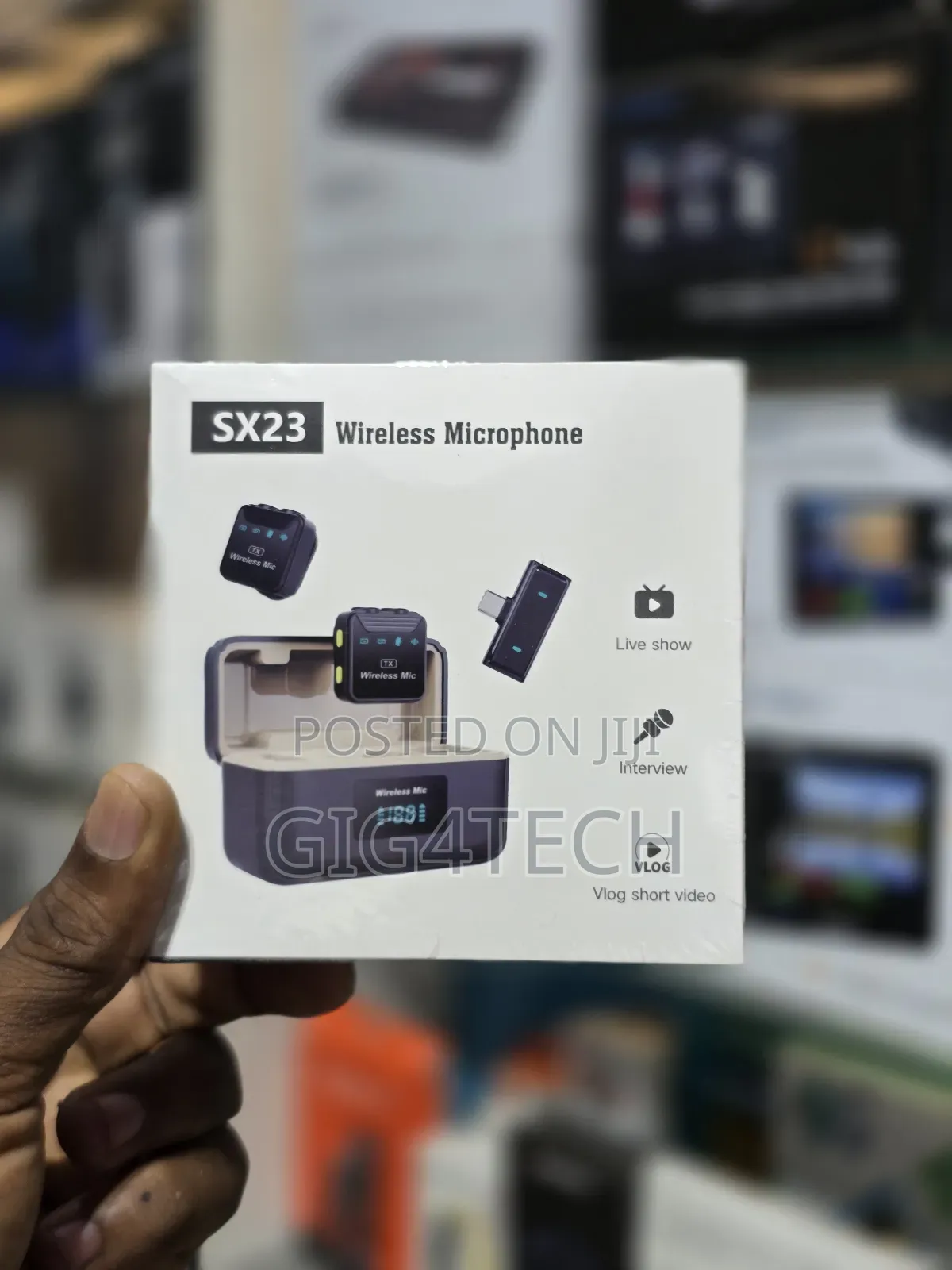 Sx23 Wireless Microphone for Smartphone Type-C and iPhone
