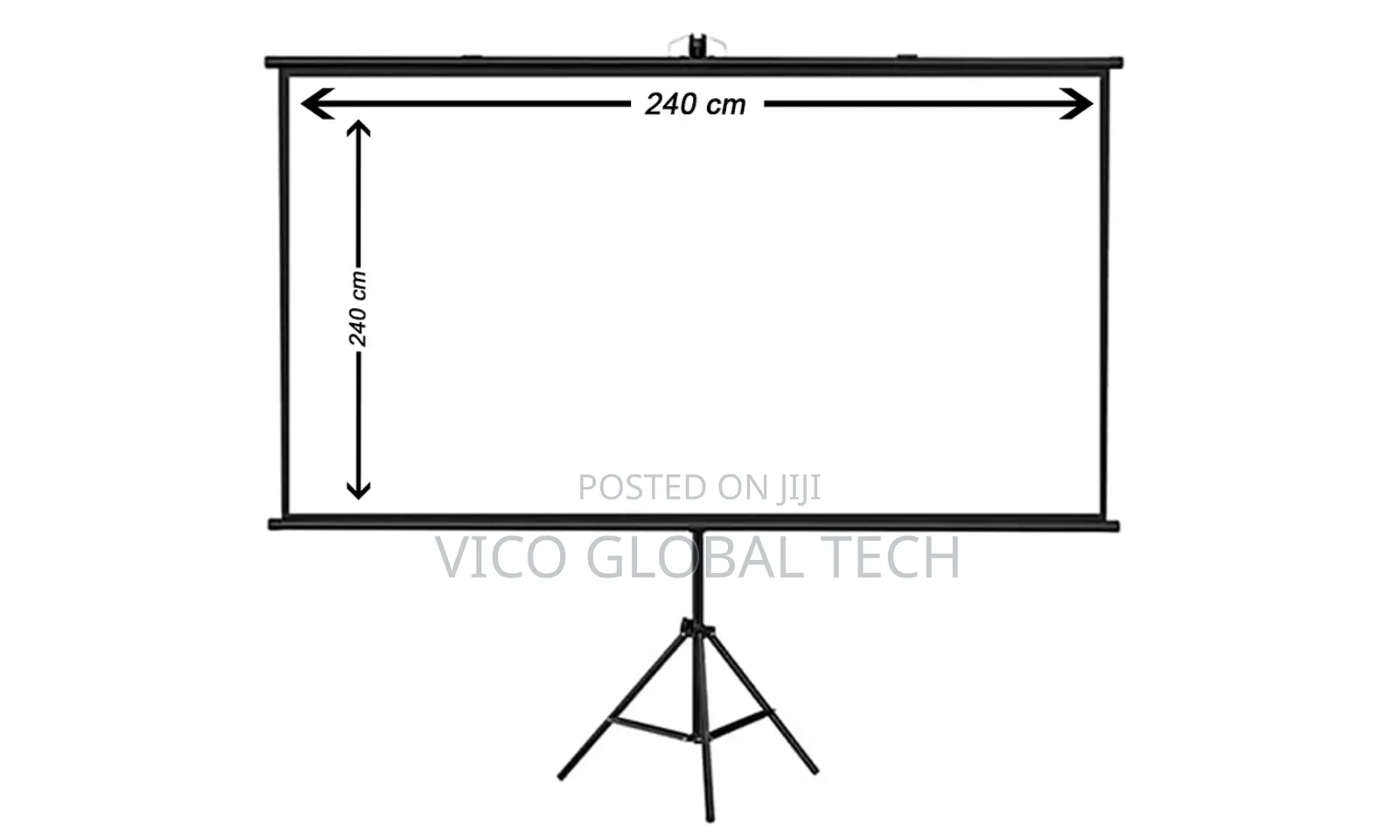 Projector Screen 243x243 Tripod