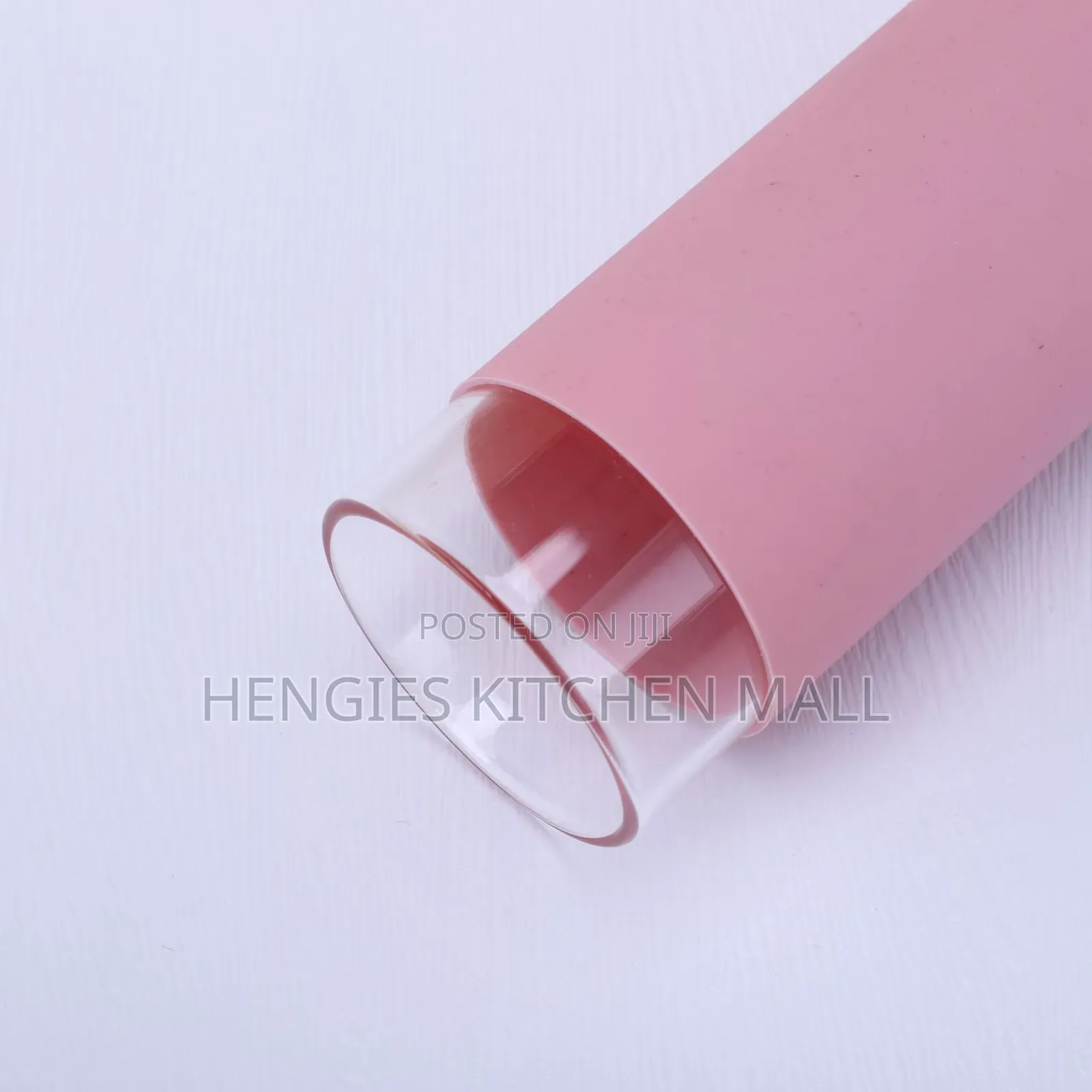 Glass Cup With Straw 400ml