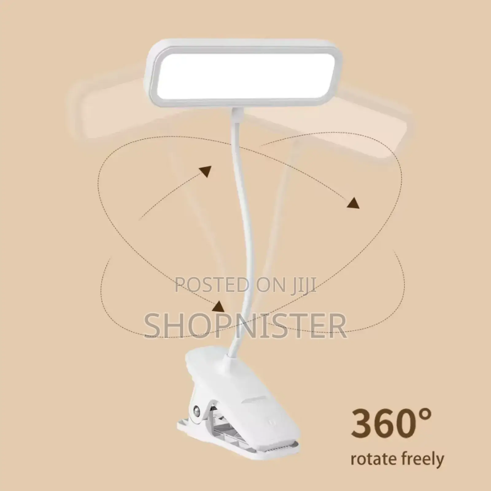 Led Clip Table Lamp Protection Charging Reading Light