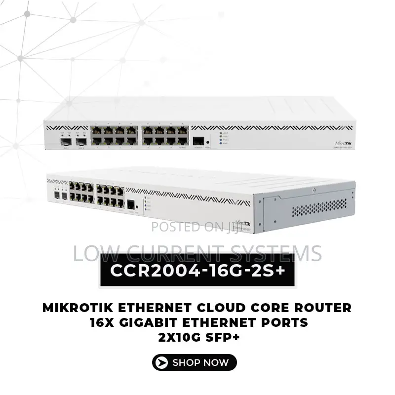 Mikrotik Ethernet Cloud Core Router Ccr2004-16g-2s+