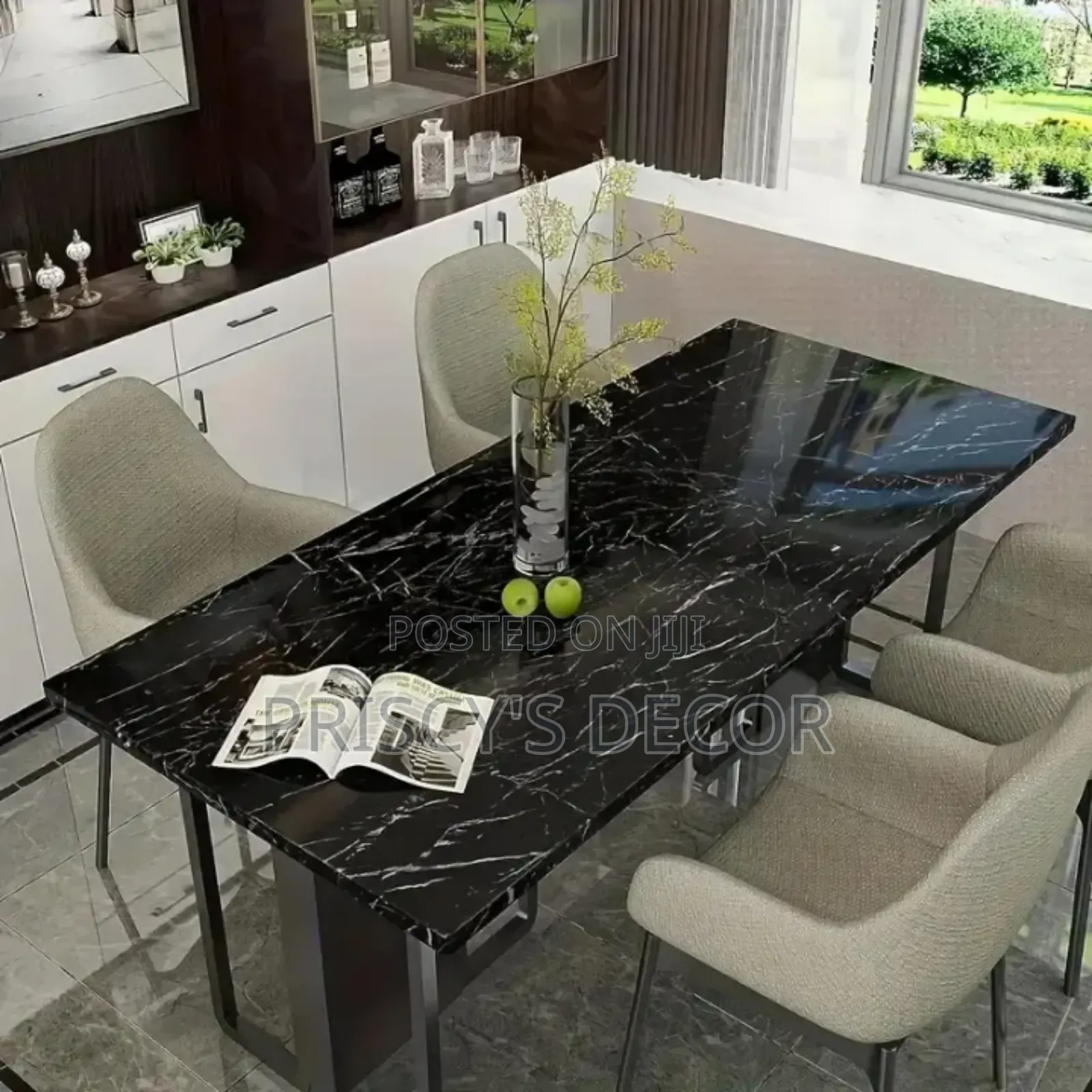 Beautifull Black Marble Stickee