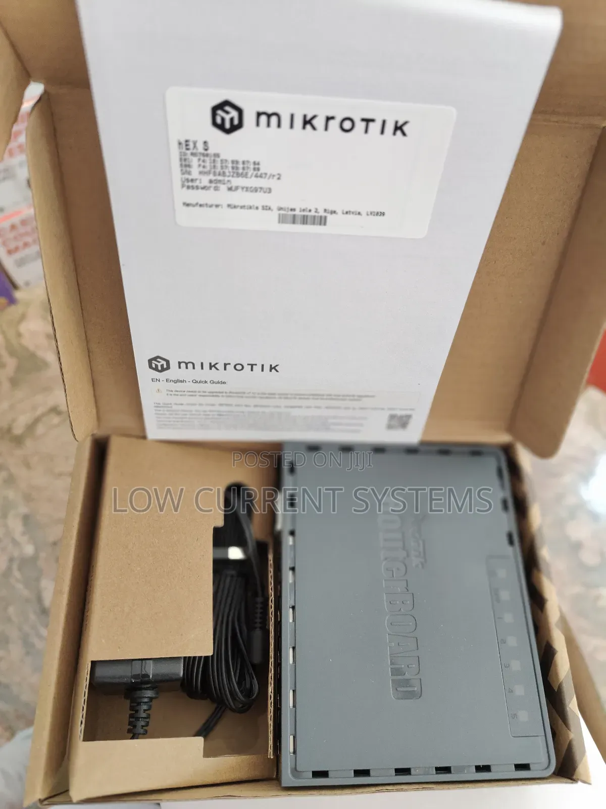 Mikrotik Hex S Gigabit Ethernet Router,Rb760igs Network