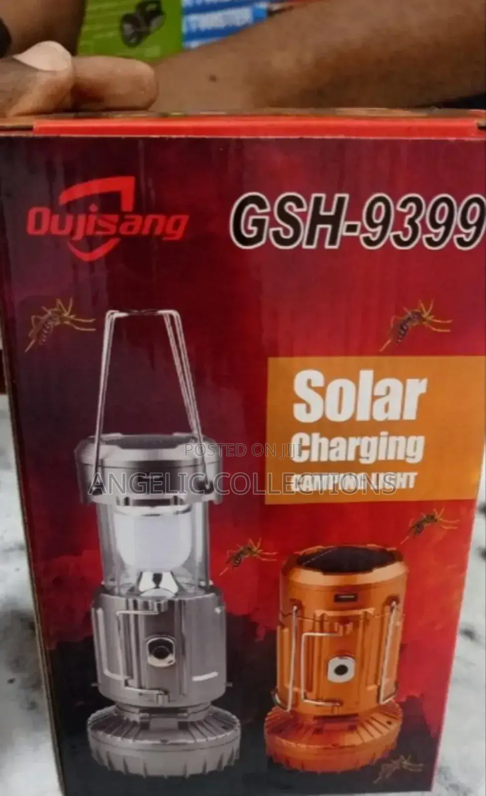 Camping Solar Light With Fan