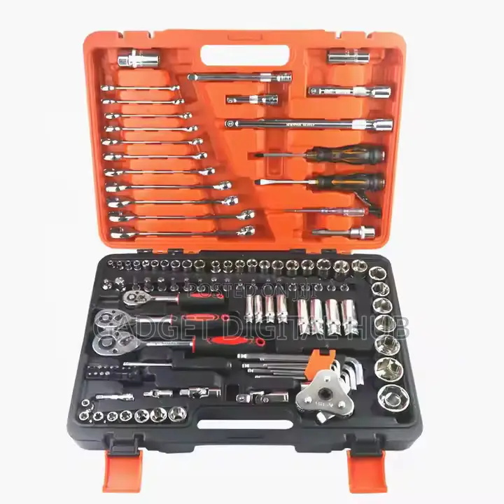 121 PCS Hand Tool Set (Orange Box)