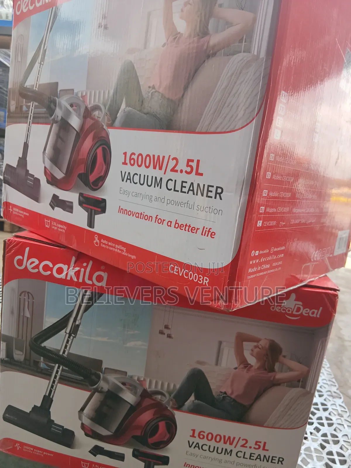 Clean Home Cevc003r Decakila Model Cleaner Cleaner 1600w