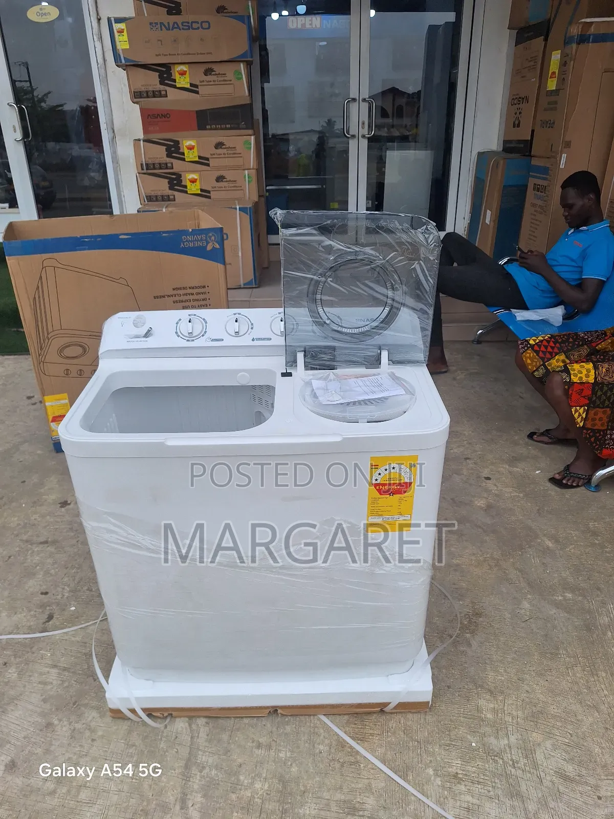 7 Kg Twin Tap Nasco Semi Automatic Washing Machine