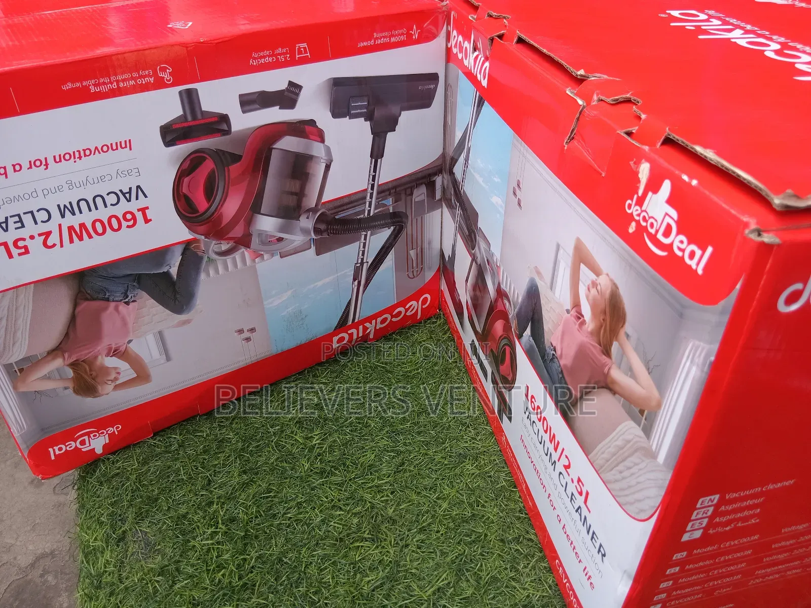 Flawless Control Vacuum Cleaner Decalife Vacuum Cleaner 2.5l