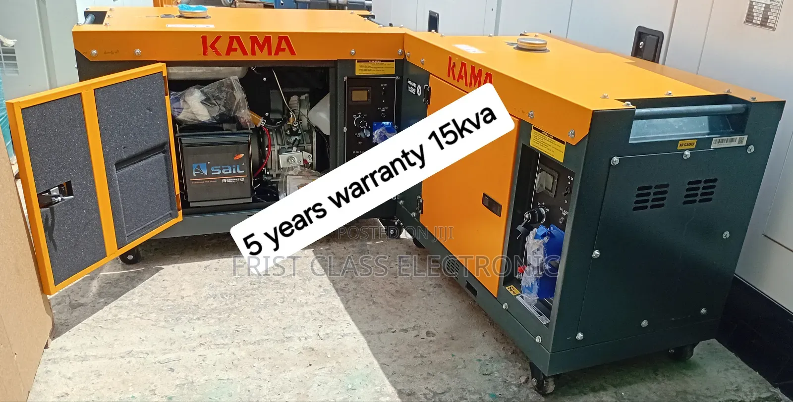 Auto Control Start 15kva Silent Diesel Genset