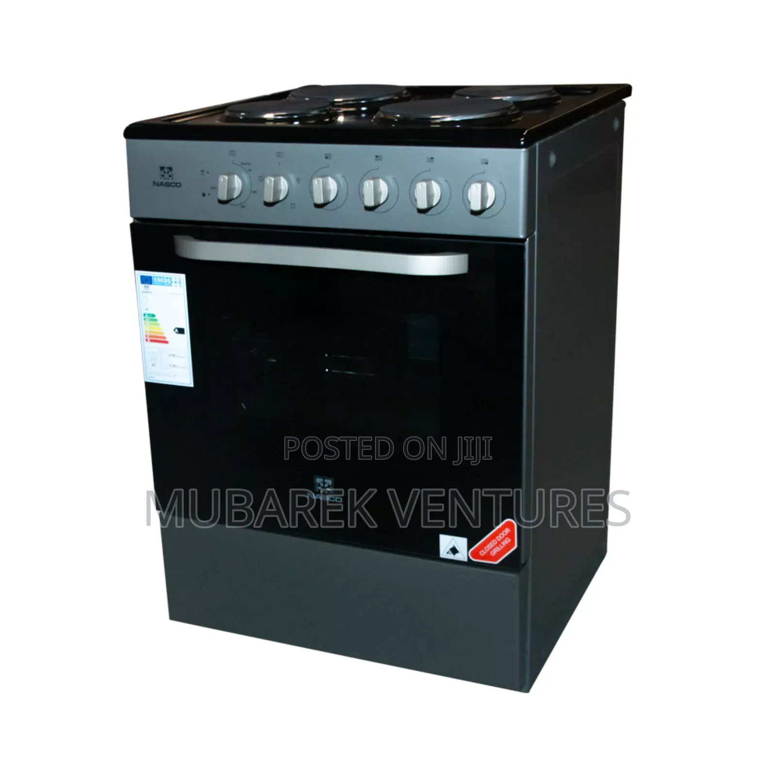 Nasco 4 Burner Electric Hob With Oven