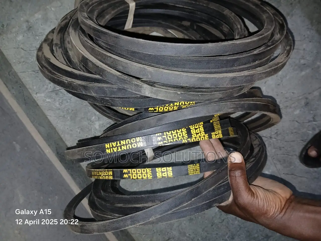 Industrial v Belts SPB 1900 SPC 3150, D 217, a 105, B210
